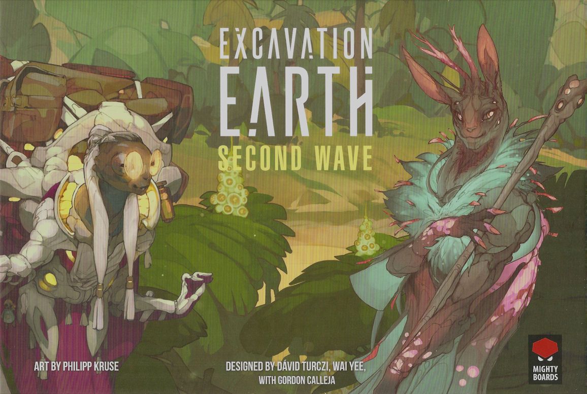 Box cover for Excavation Earth: Second Wave