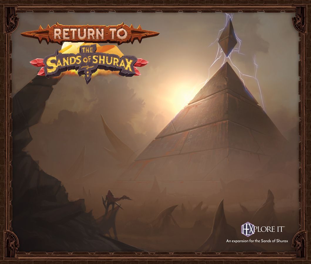 Box cover for HEXplore It: The Sands of Shurax – Return to the Sands of Shurax