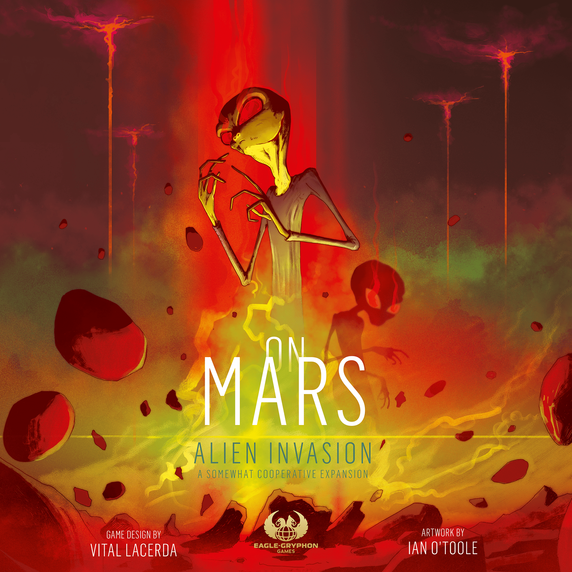 Box cover for On Mars: Alien Invasion