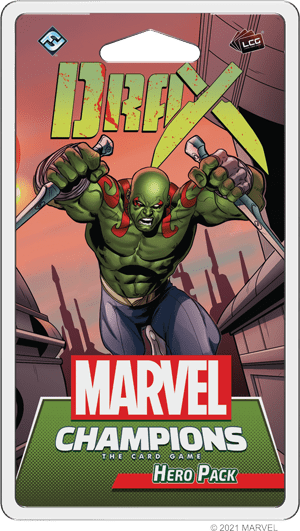 Box cover for Marvel Champions: The Card Game – Drax Hero Pack