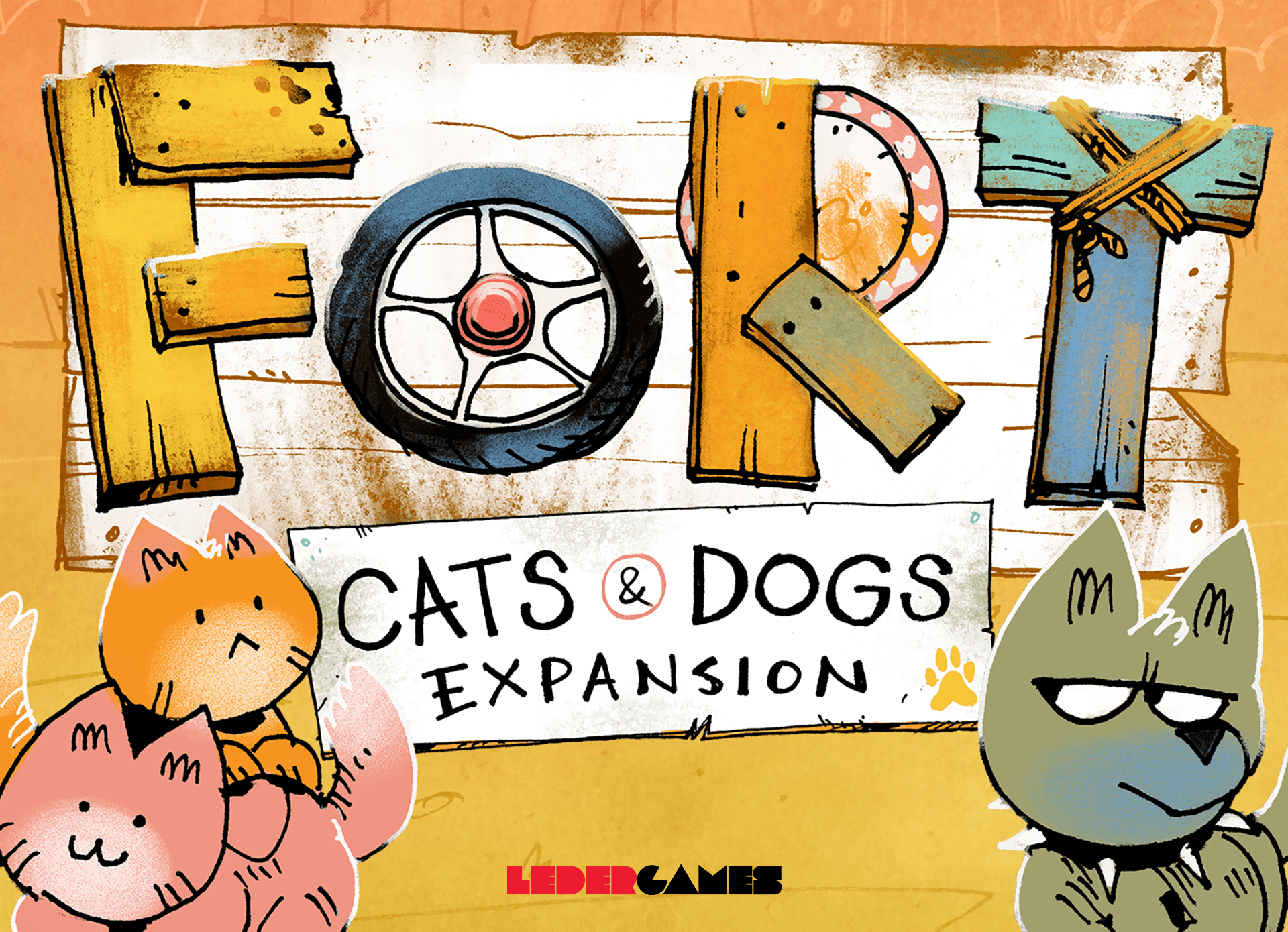 Box cover for Fort: Cats & Dogs Expansion