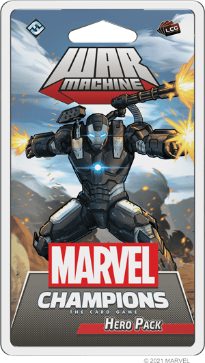 Box cover for Marvel Champions: The Card Game - War Machine Hero Pack