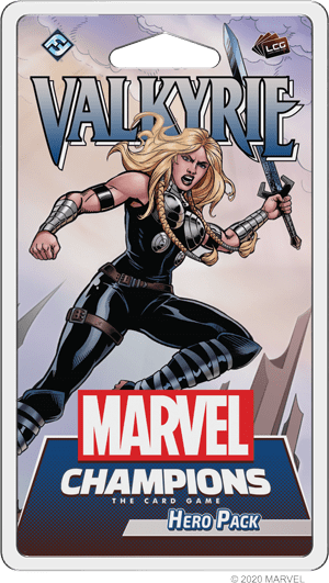 Box cover for Marvel Champions: The Card Game - Valkyrie Hero Pack