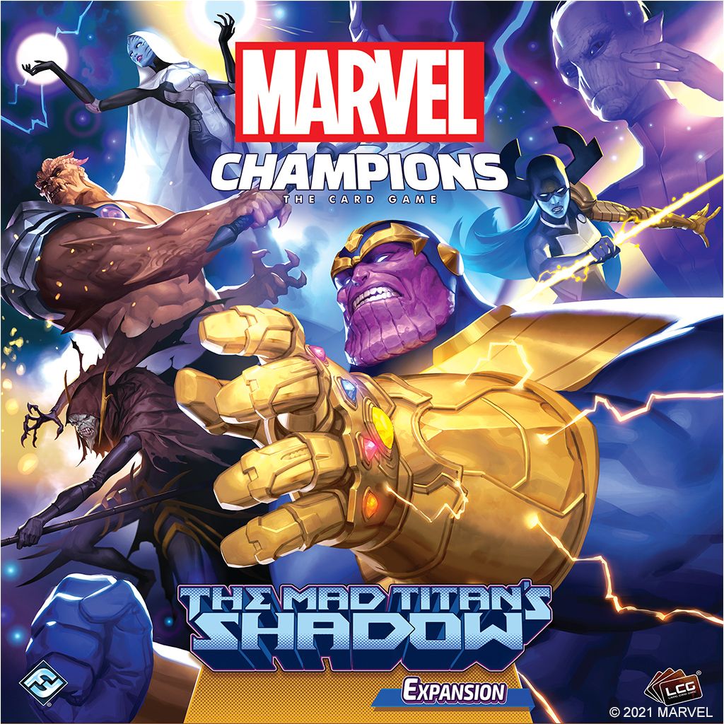 Box cover for Marvel Champions: The Card Game – The Mad Titan's Shadow