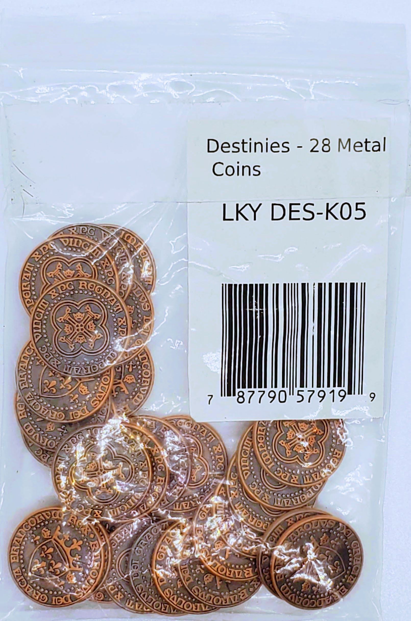 Box cover for Destinies: Medieval Metal Coins
