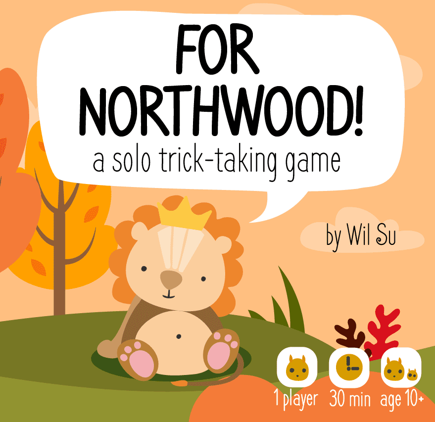 Box cover for For Northwood! A Solo Trick-Taking Game