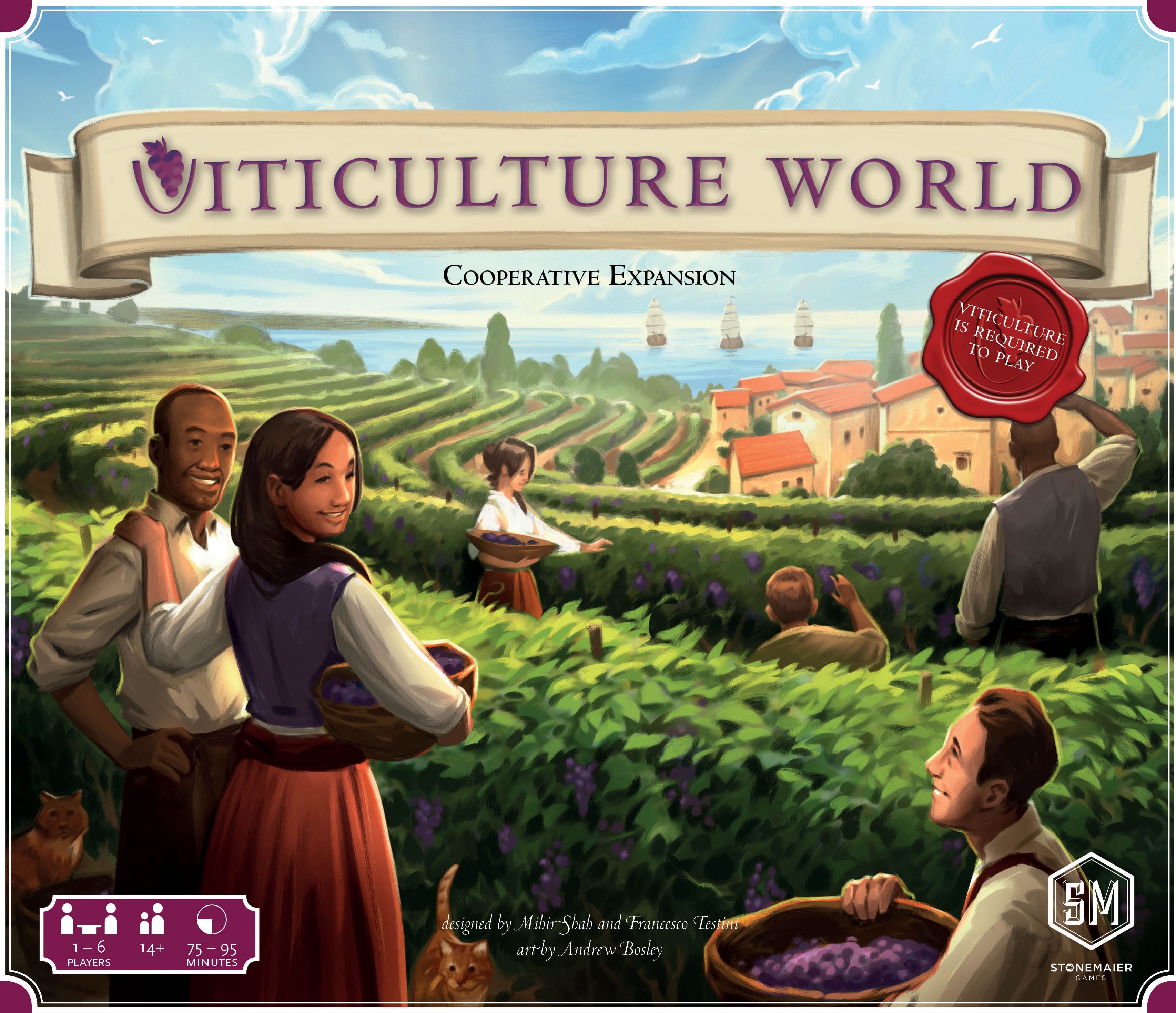 Box cover for Viticulture World: Cooperative Expansion