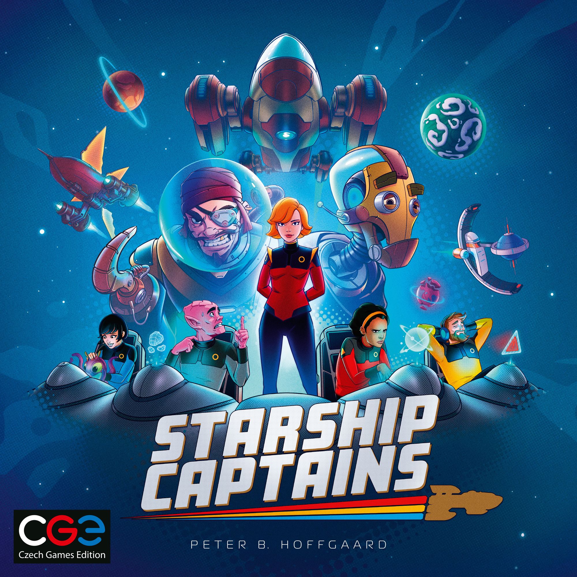 Box cover for Starship Captains