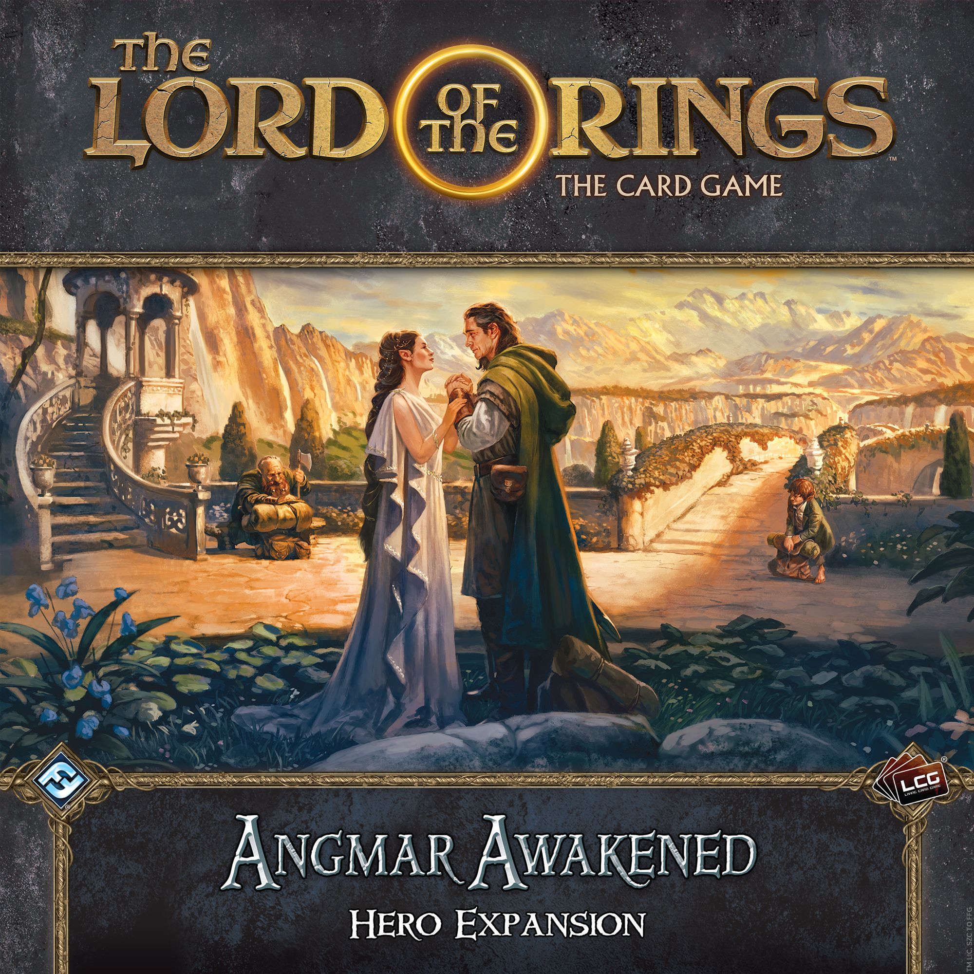 Box cover for The Lord of the Rings: The Card Game – Angmar Awakened Hero Expansion