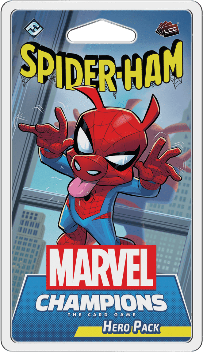 Box cover for Marvel Champions: The Card Game – Spider-Ham Hero Pack