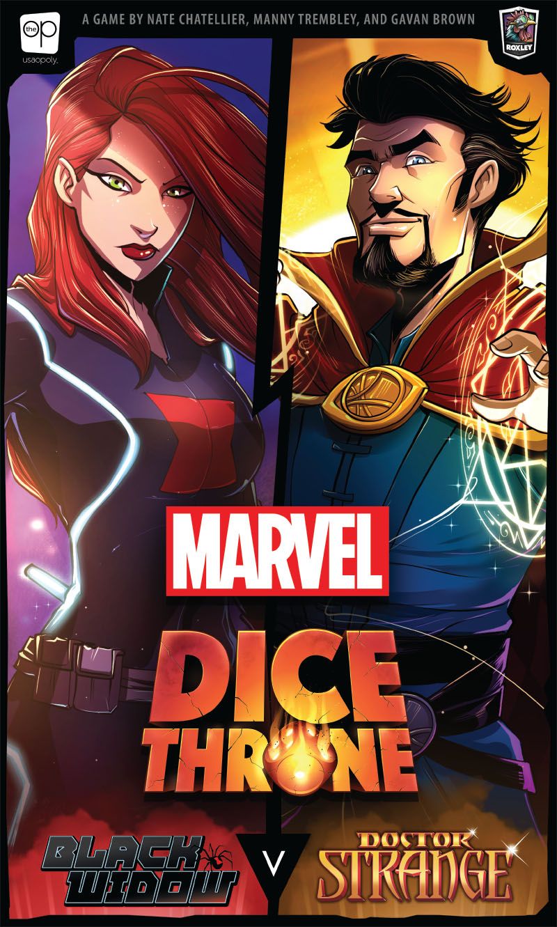 Box cover for Marvel Dice Throne: Black Widow v. Doctor Strange