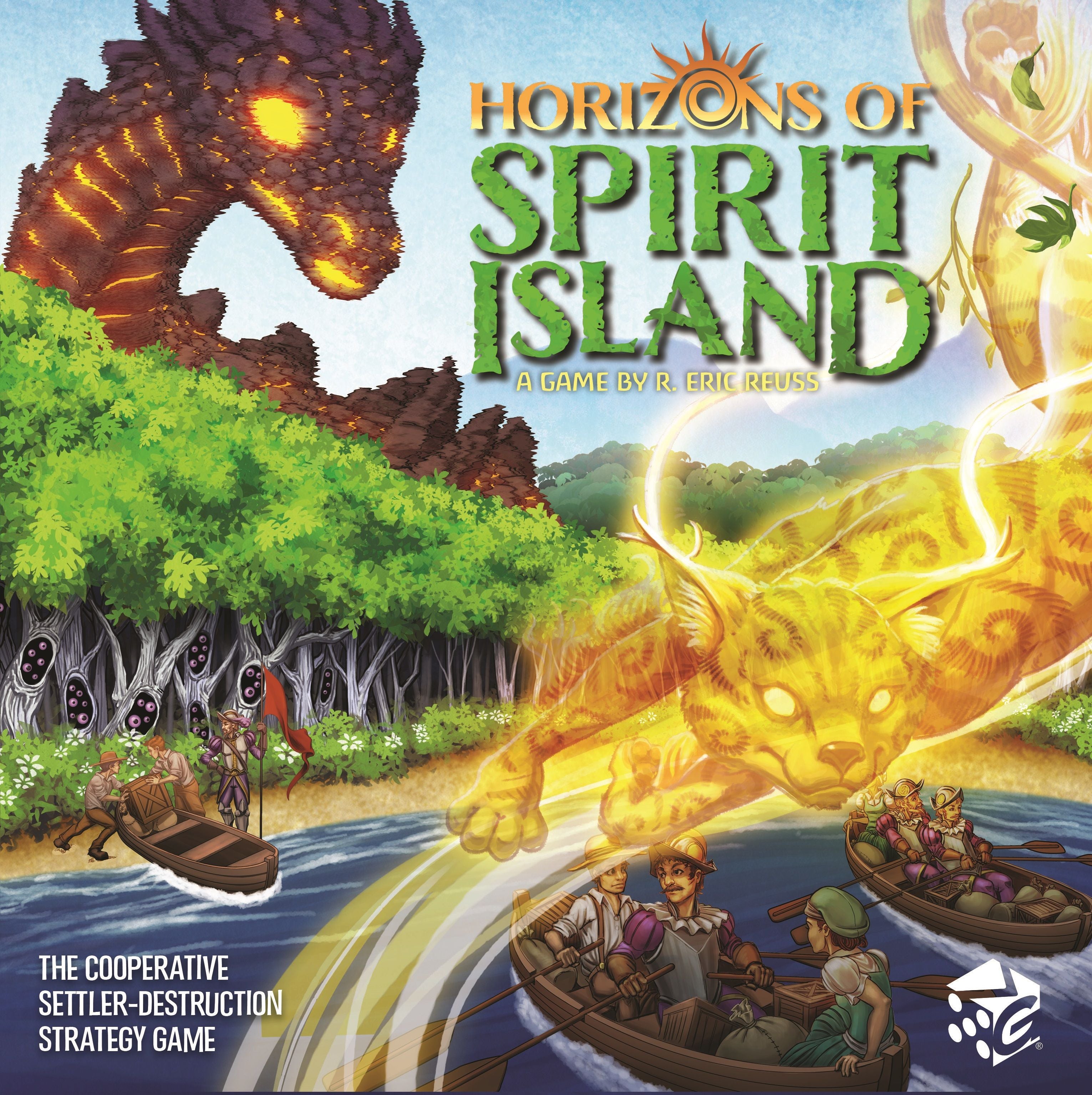 Box cover for Horizons of Spirit Island