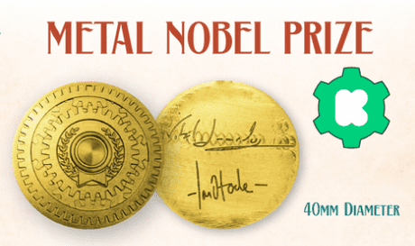 Box cover for Weather Machine: Metal Nobel Prize