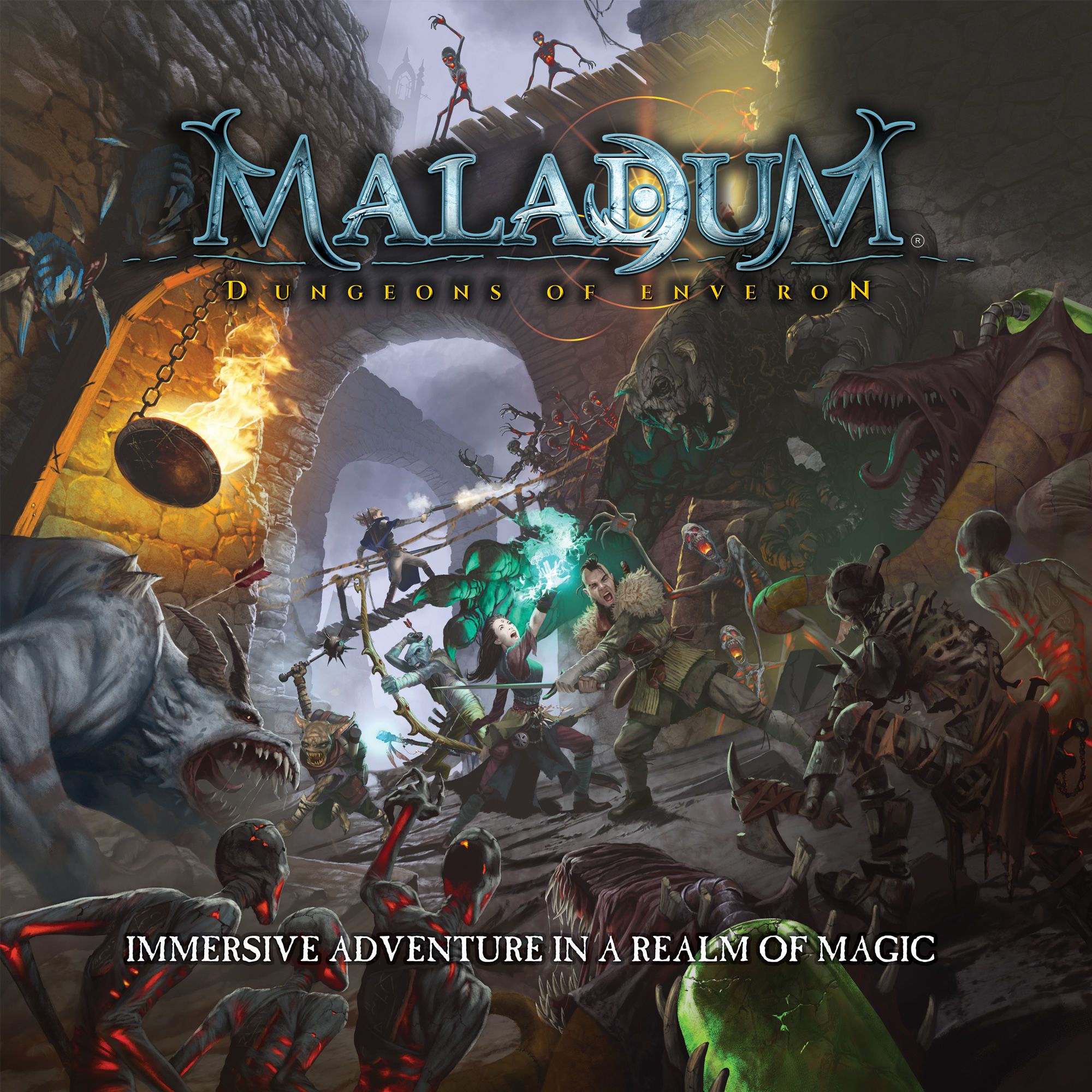 Box cover for Maladum: Dungeons of Enveron
