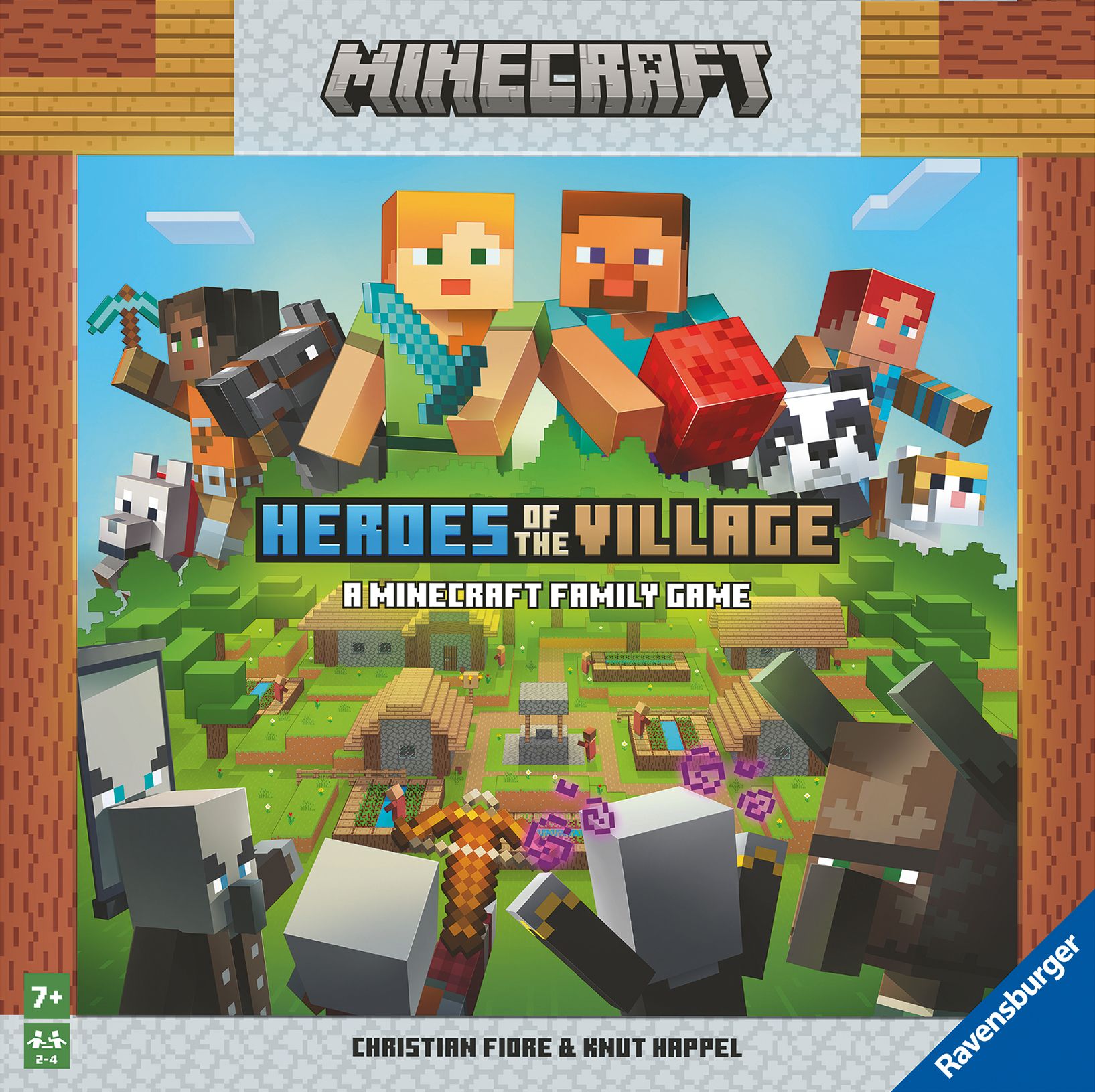 Box cover for Minecraft: Heroes of the Village