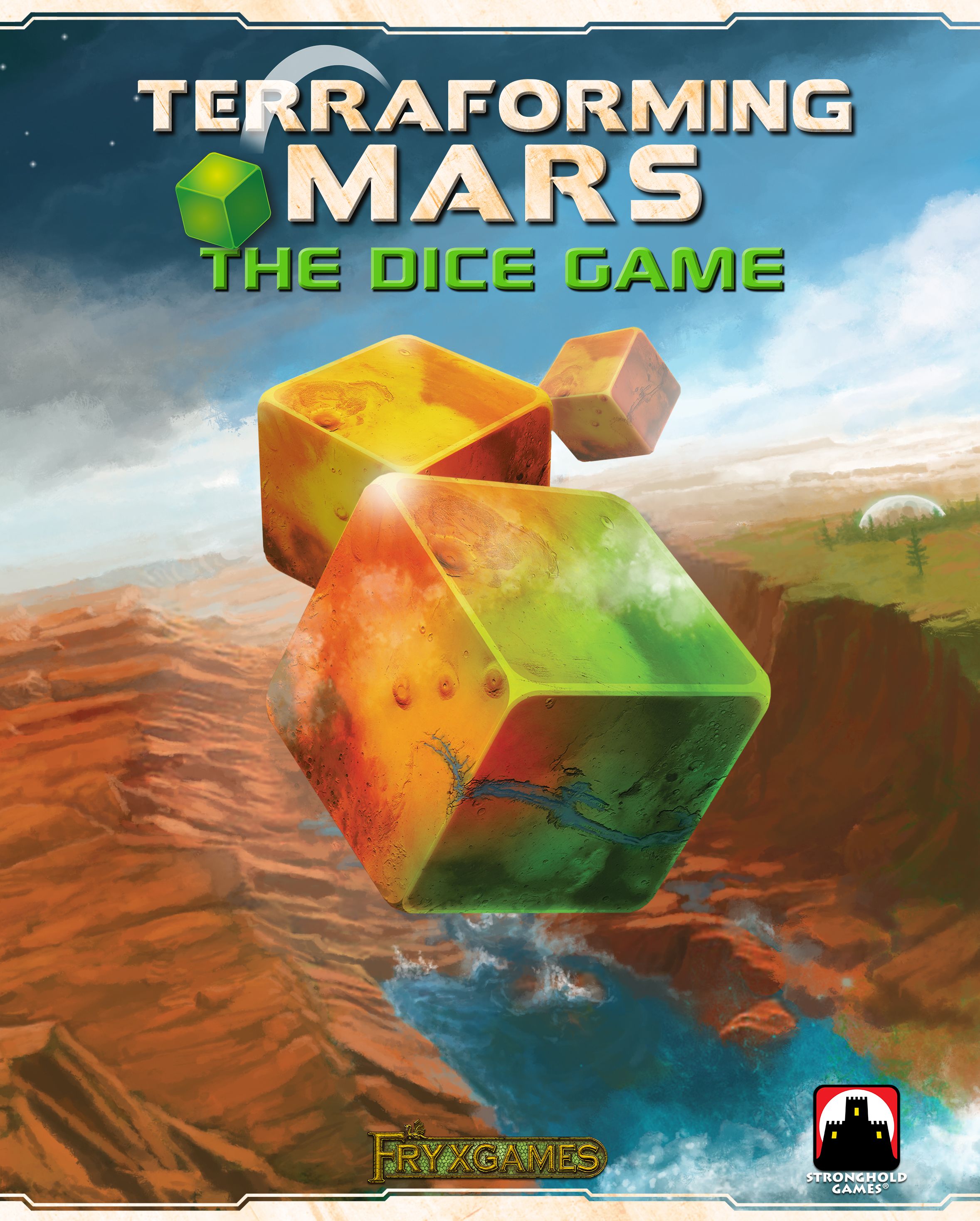 Box cover for Terraforming Mars: Dice Game