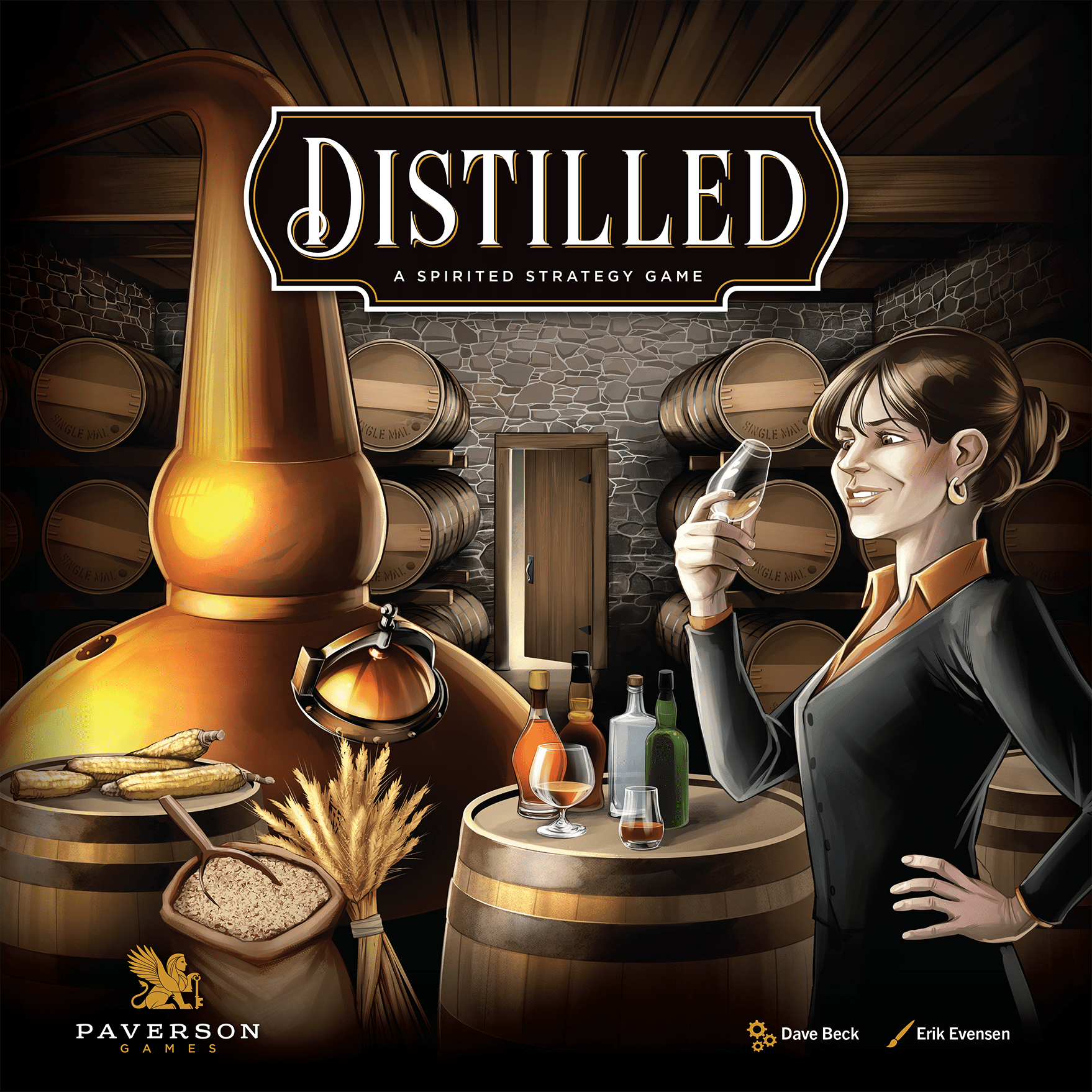 Box cover for Distilled