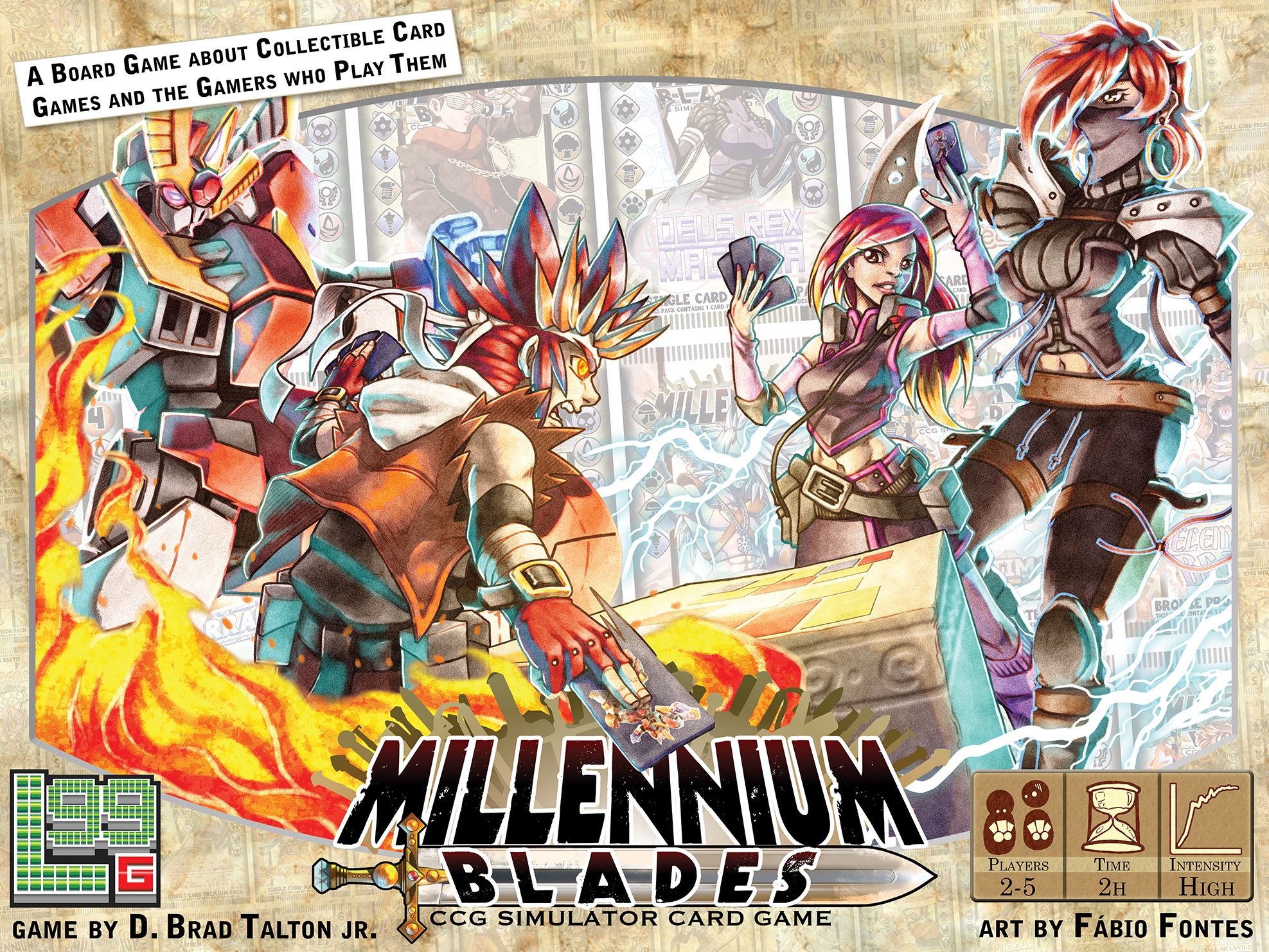Box cover for Millennium Blades