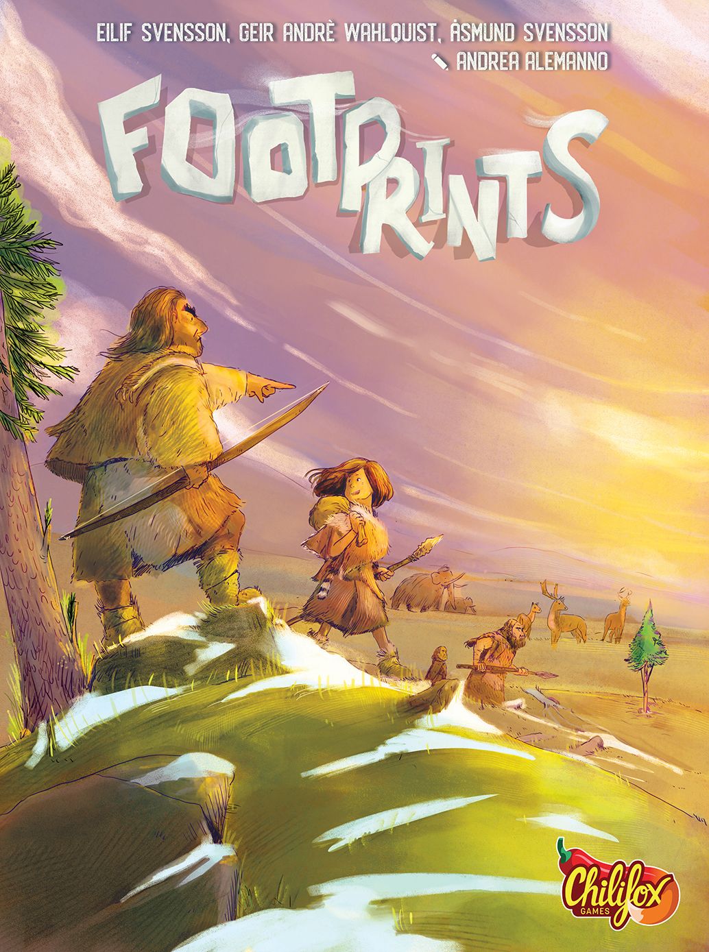 Box cover for Footprints