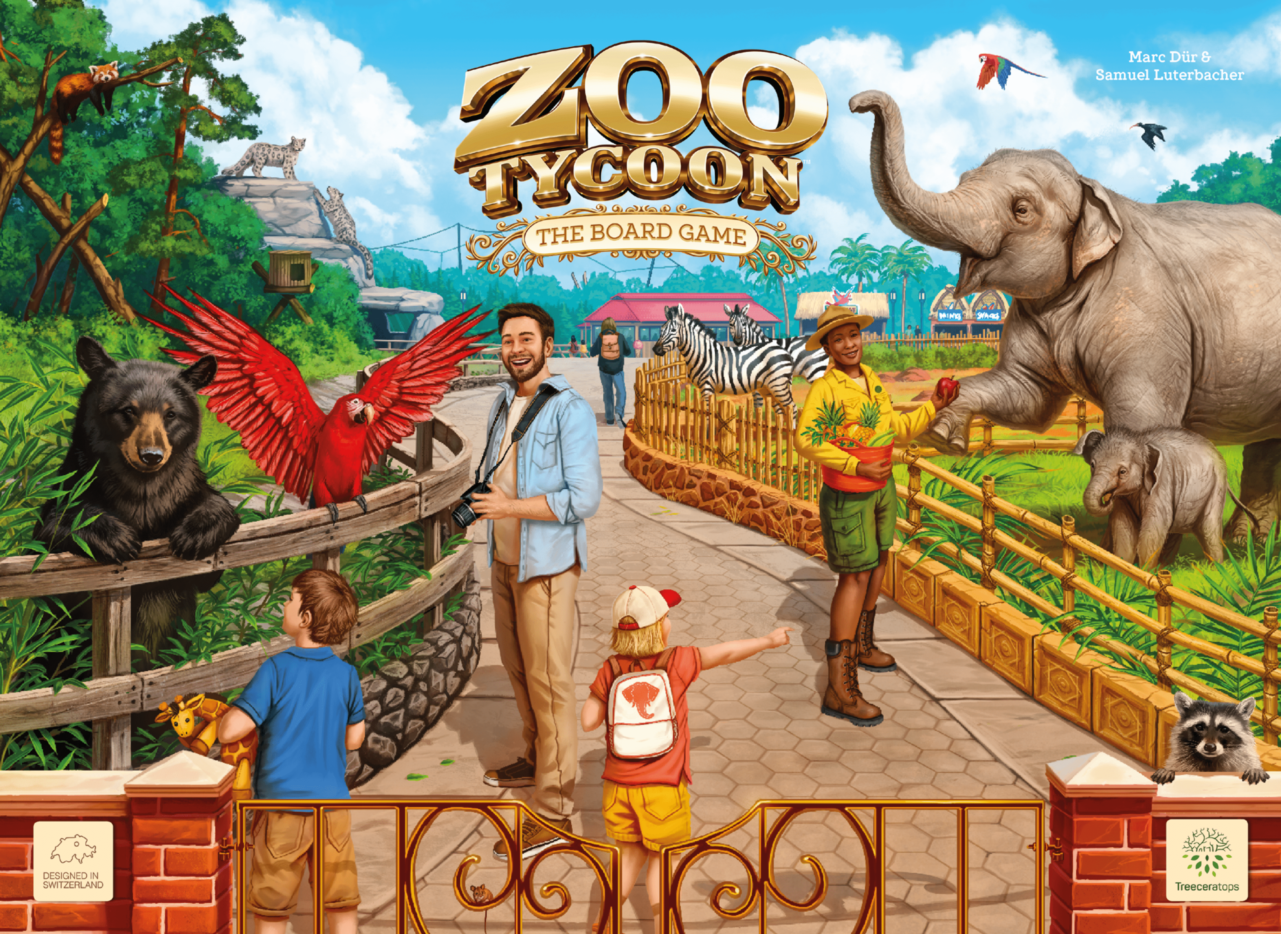Box cover for Zoo Tycoon: The Board Game