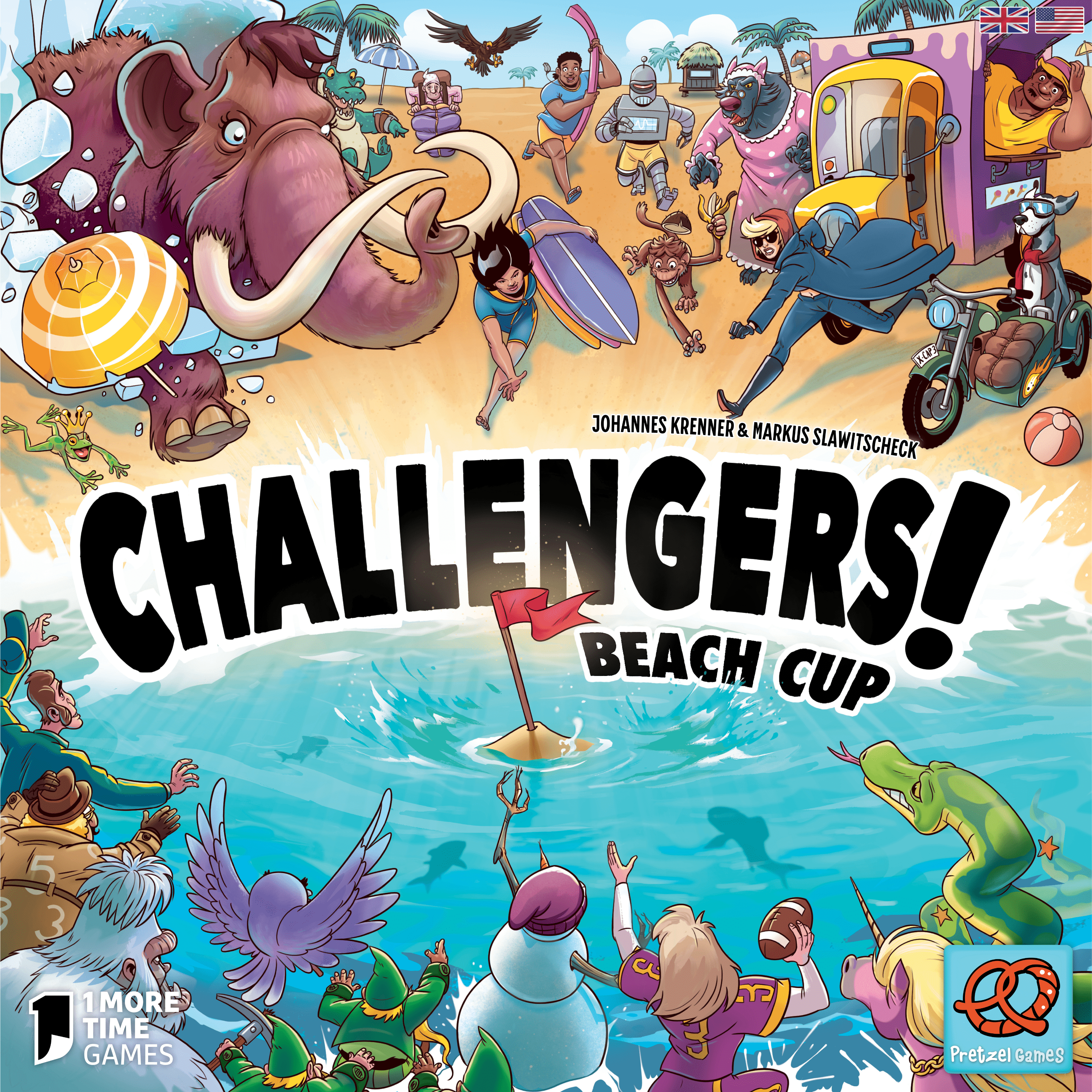 Box cover for Challengers! Beach Cup