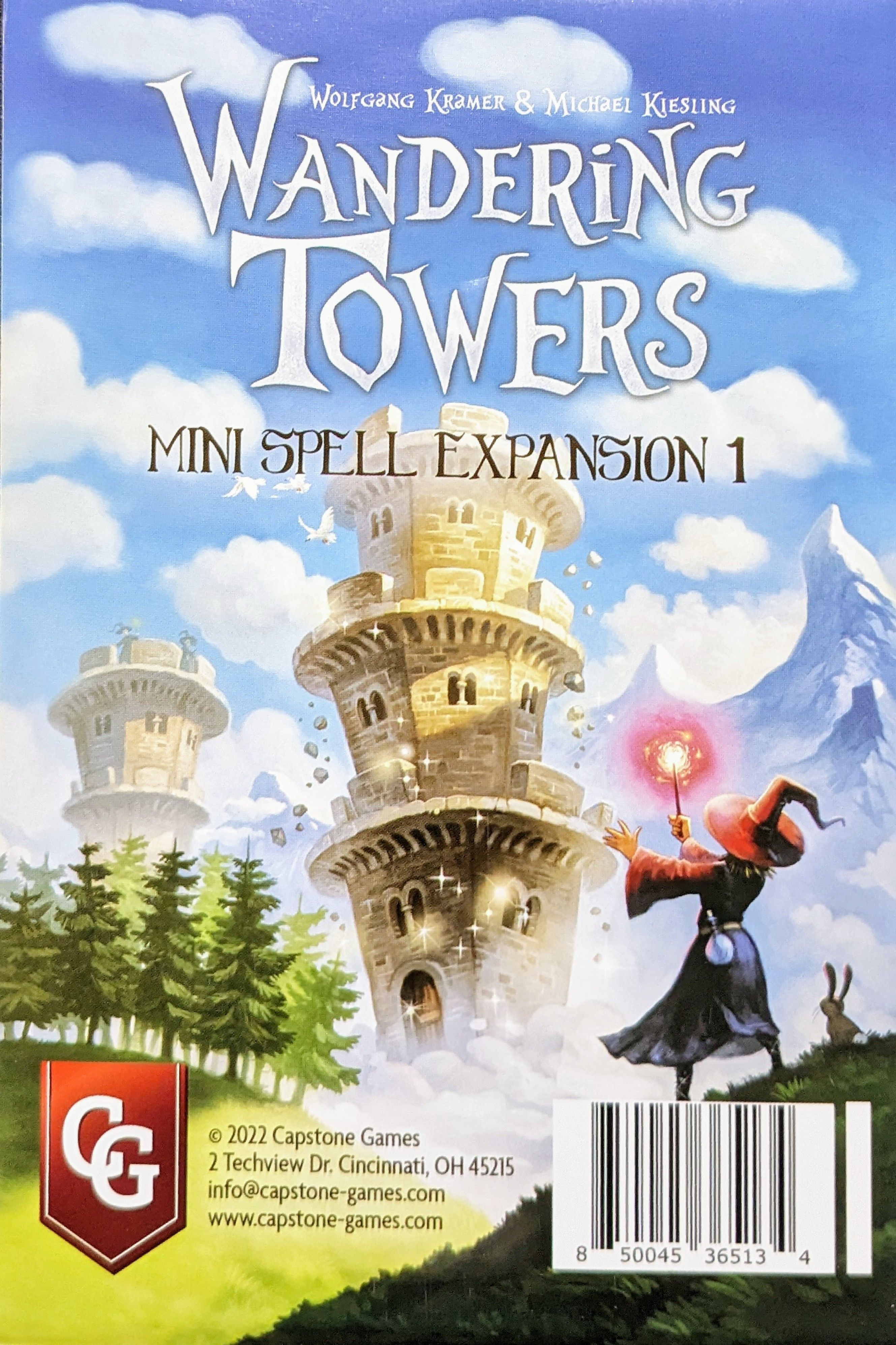 Box cover for Wandering Towers: Mini Spell Expansion 1