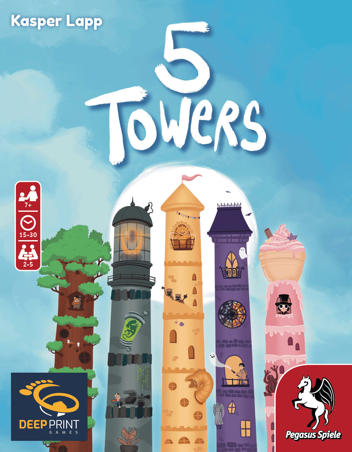 Box cover for 5 Towers