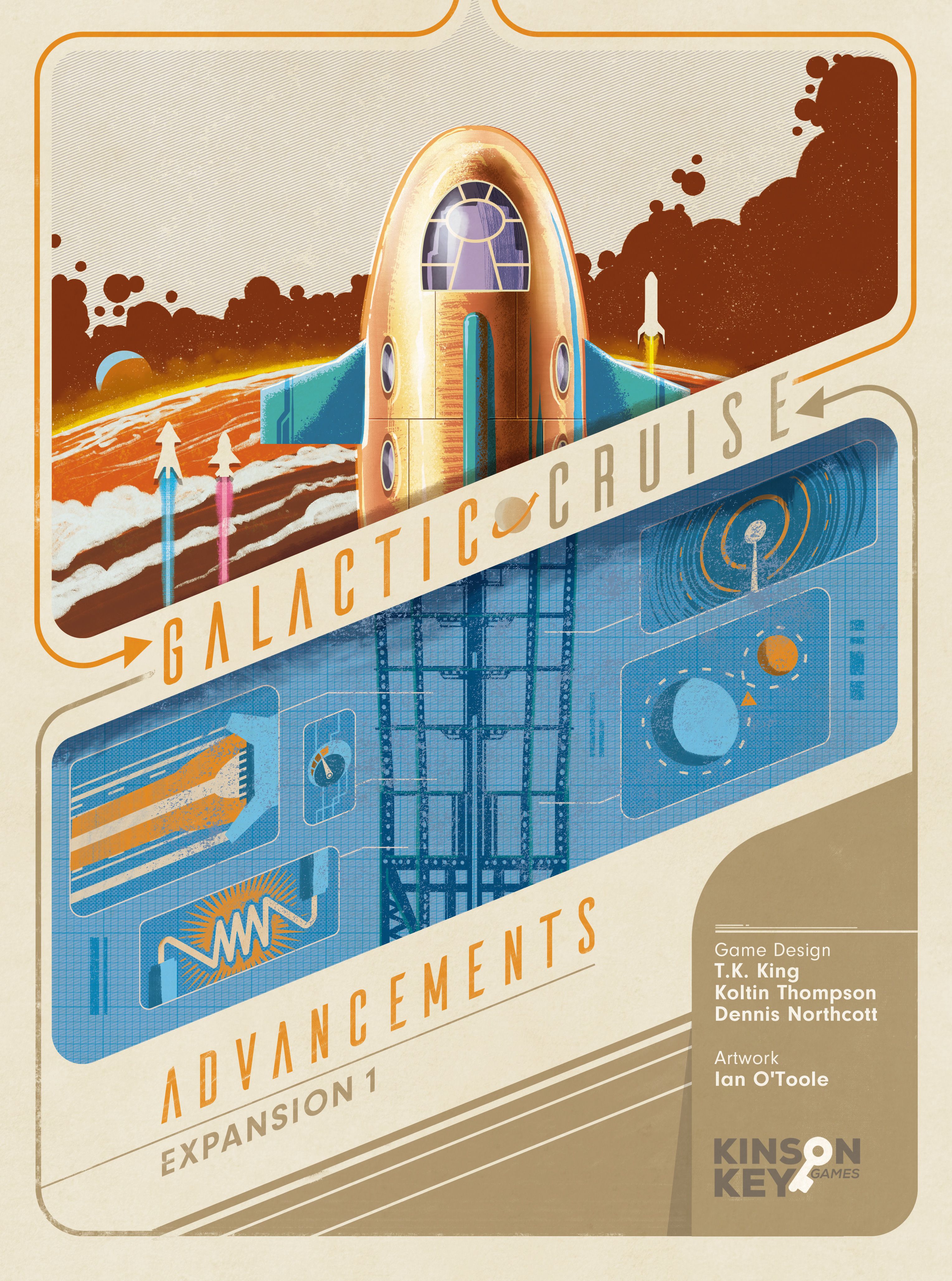 Box cover for Galactic Cruise: Advancements