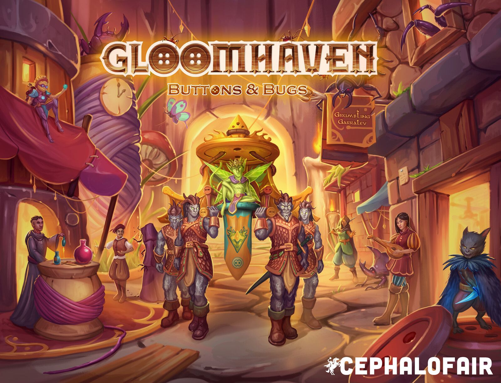 Box cover for Gloomhaven: Buttons & Bugs