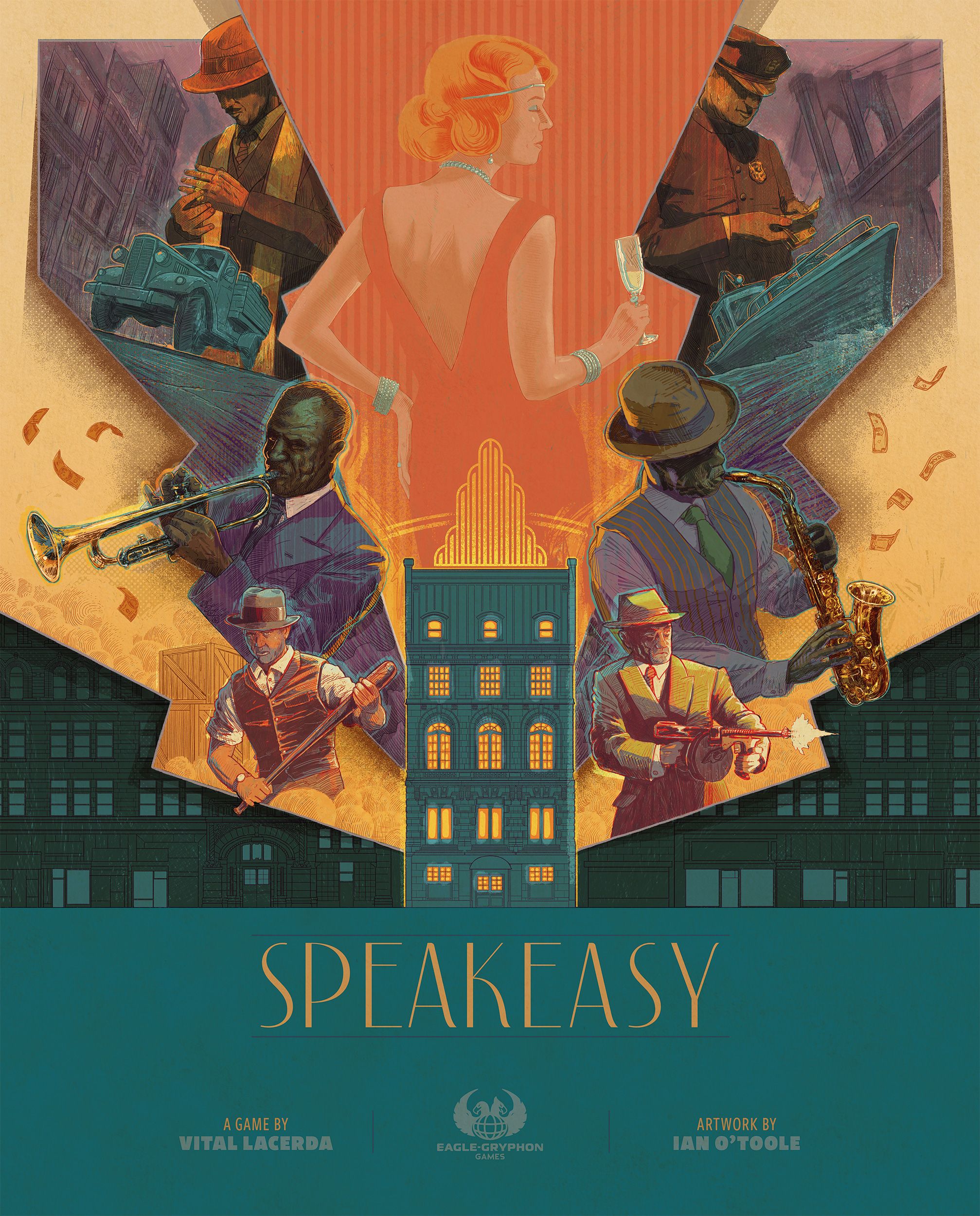 Box cover for Speakeasy (Damaged)