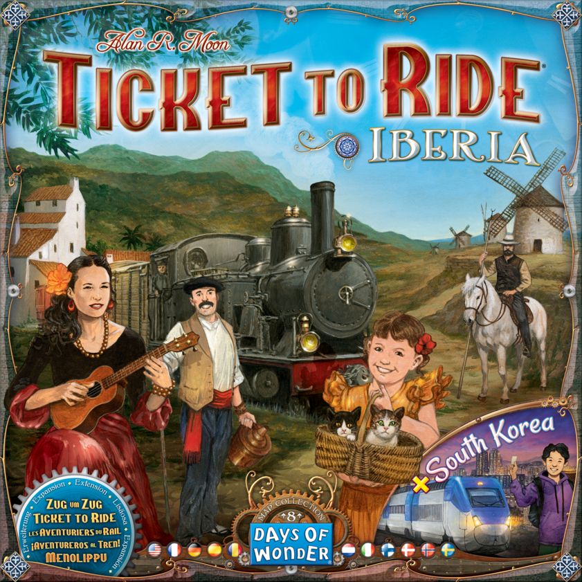 Box cover for Ticket to Ride Map Collection 8: Iberia & South Korea