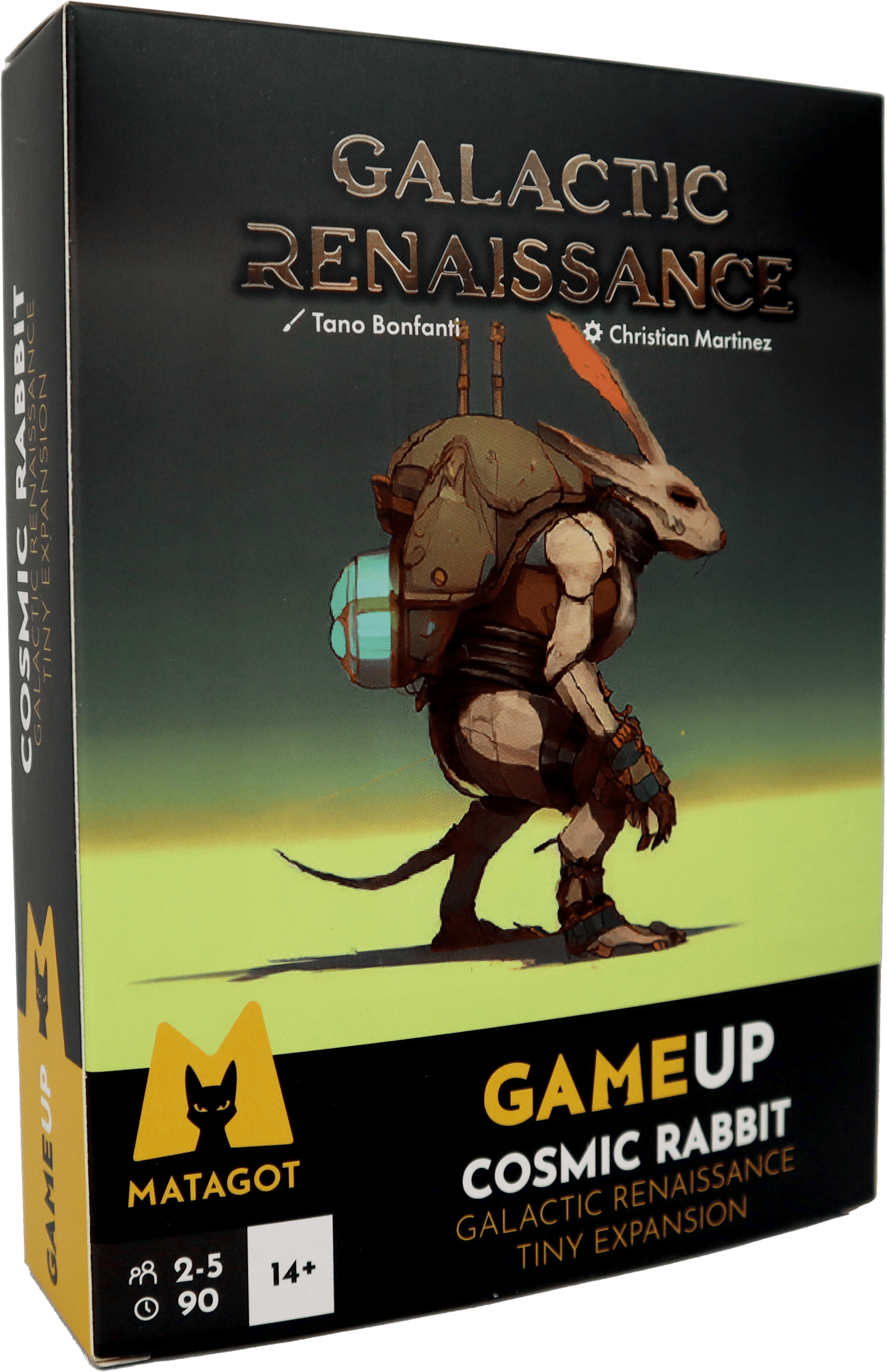 Box cover for Galactic Renaissance: Cosmic Rabbit Game Up