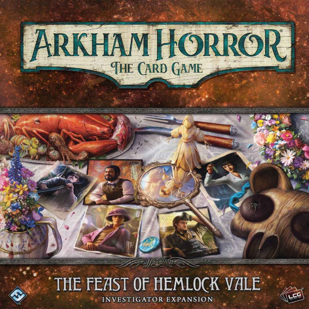 Box cover for Arkham Horror: The Card Game – The Feast of Hemlock Vale: Investigator Expansion