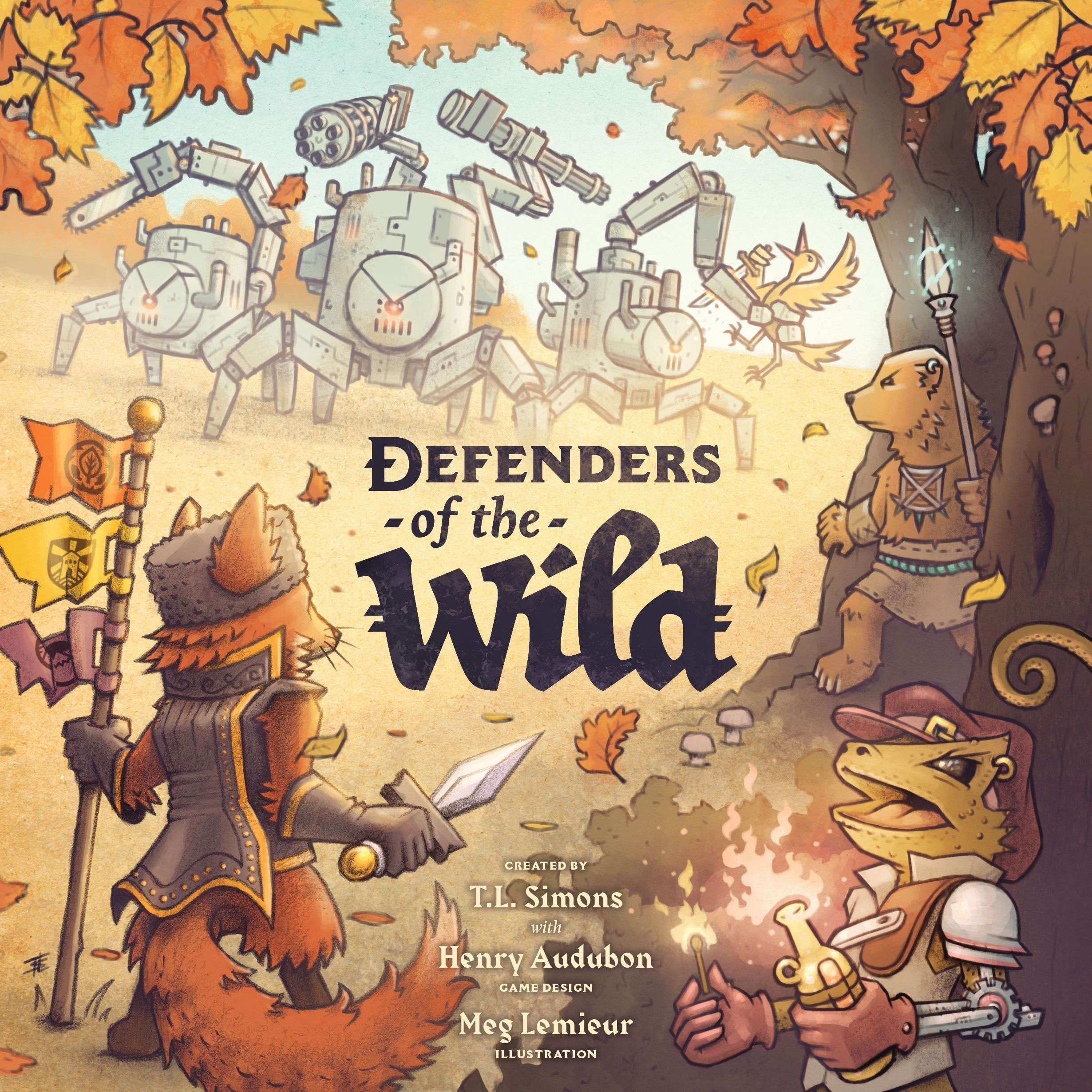 Box cover for Defenders of the Wild