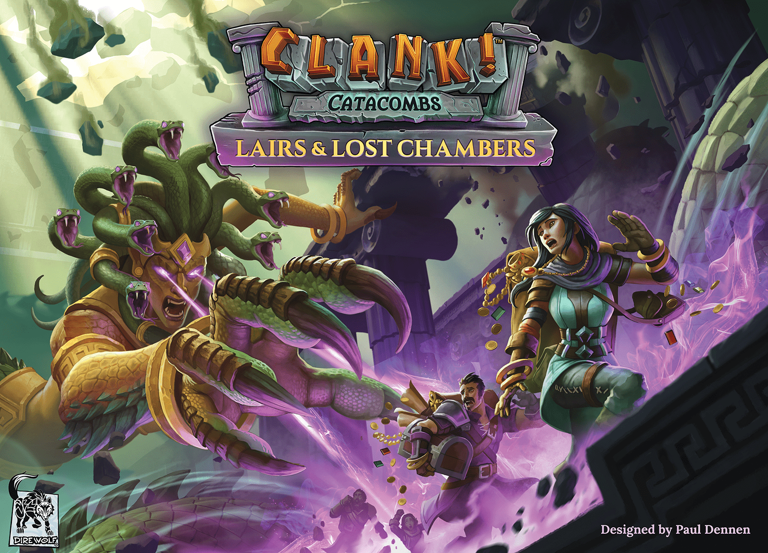 Box cover for Clank!: Catacombs – Lairs and Lost Chambers