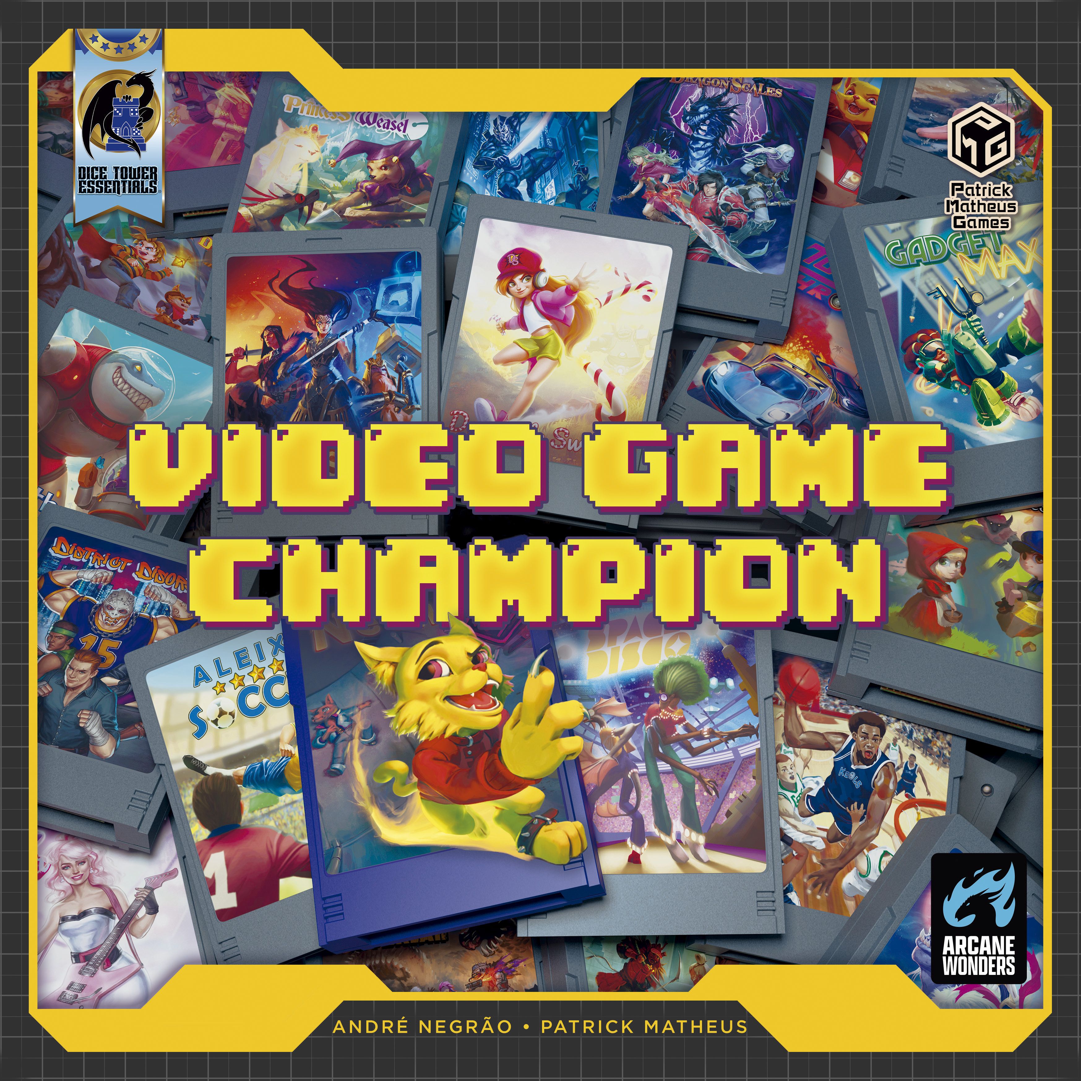 Box cover for Video Game Champion