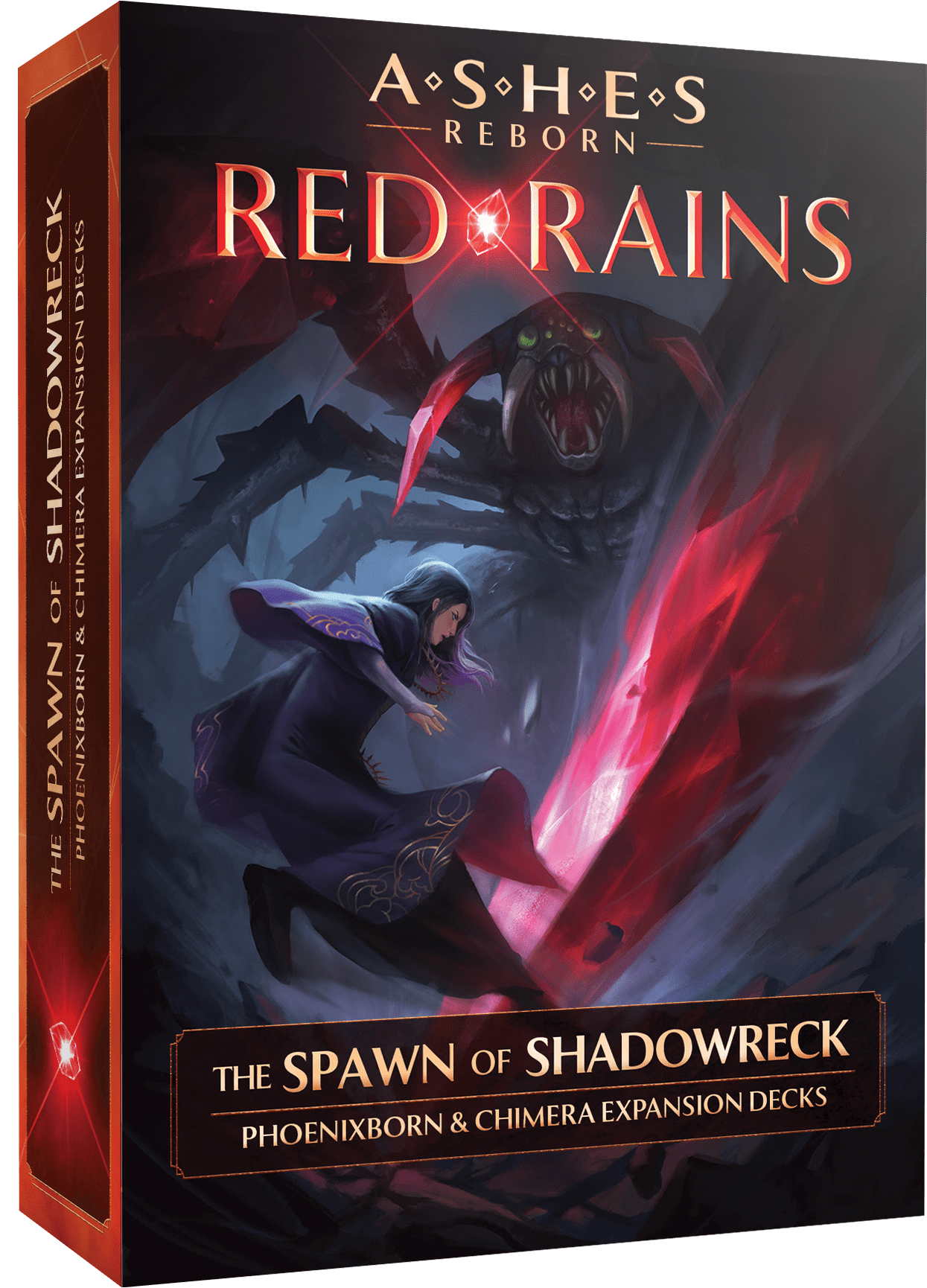 Box cover for Ashes Reborn: Red Rains – The Spawn of Shadowreck