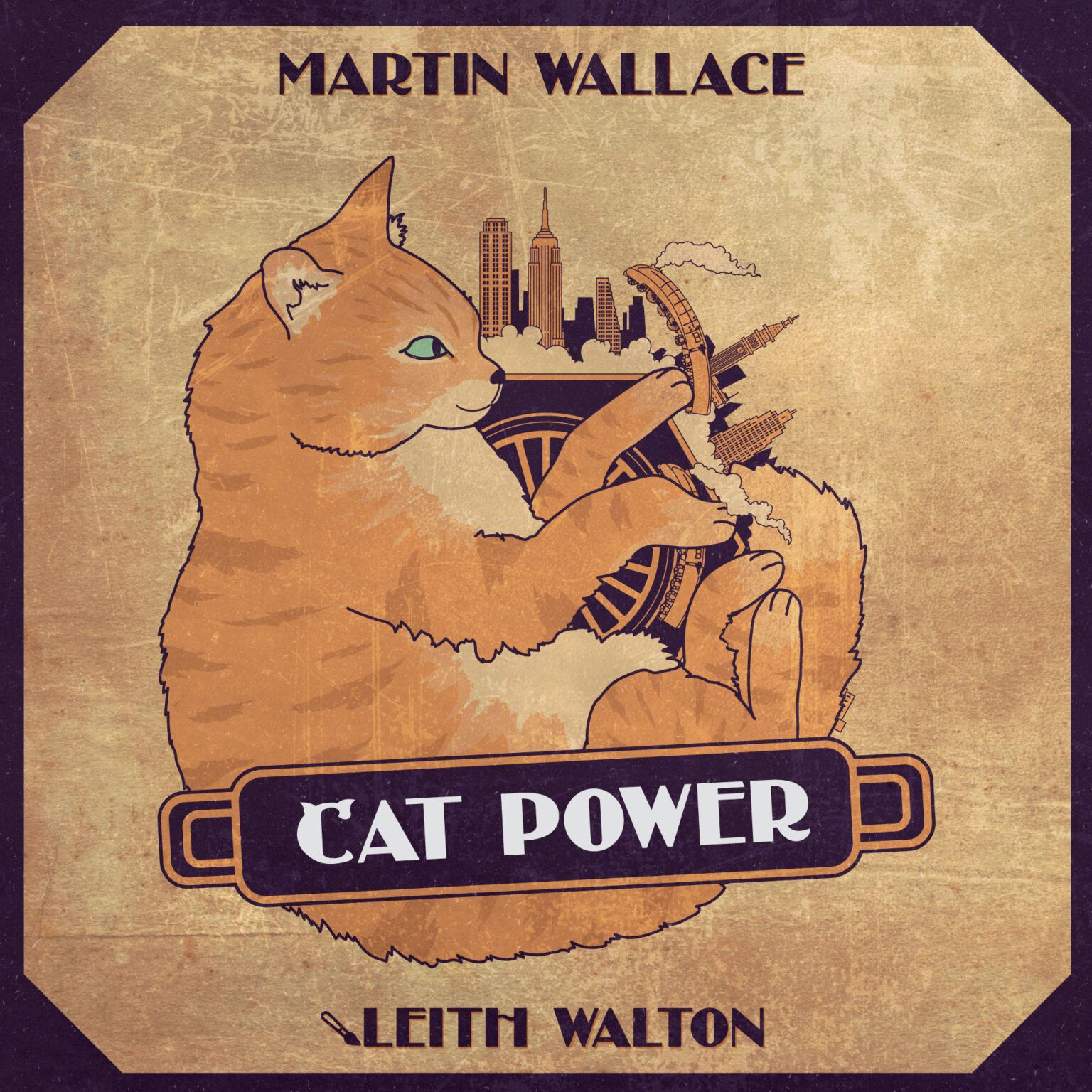 Box cover for Steam Power: Cat Power