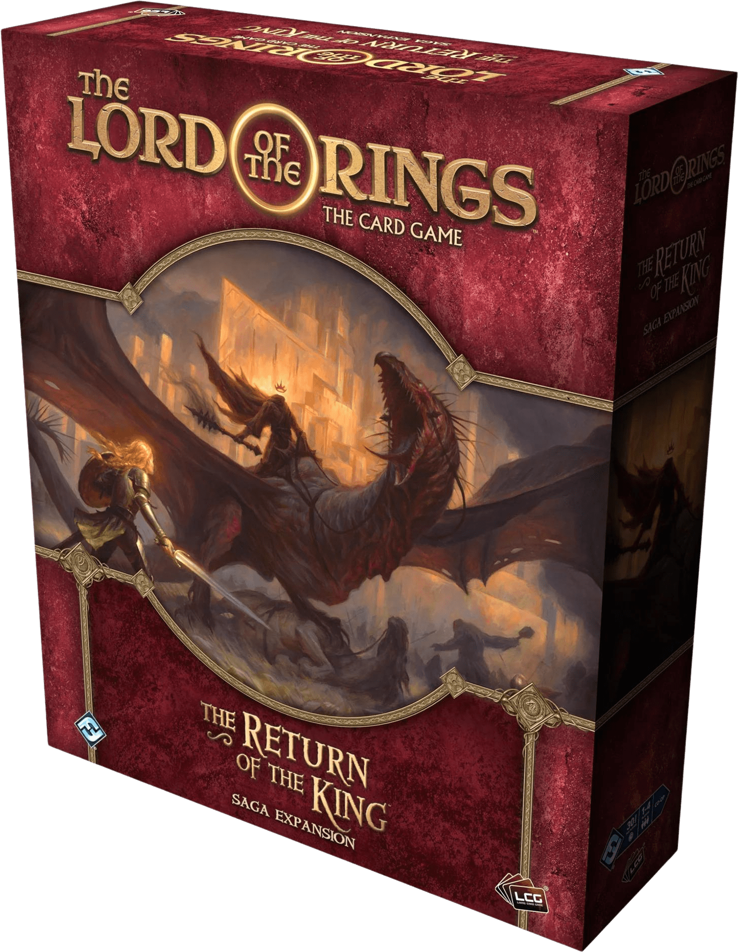 Box cover for The Lord of the Rings: The Card Game – The Return of the King: Saga Expansion