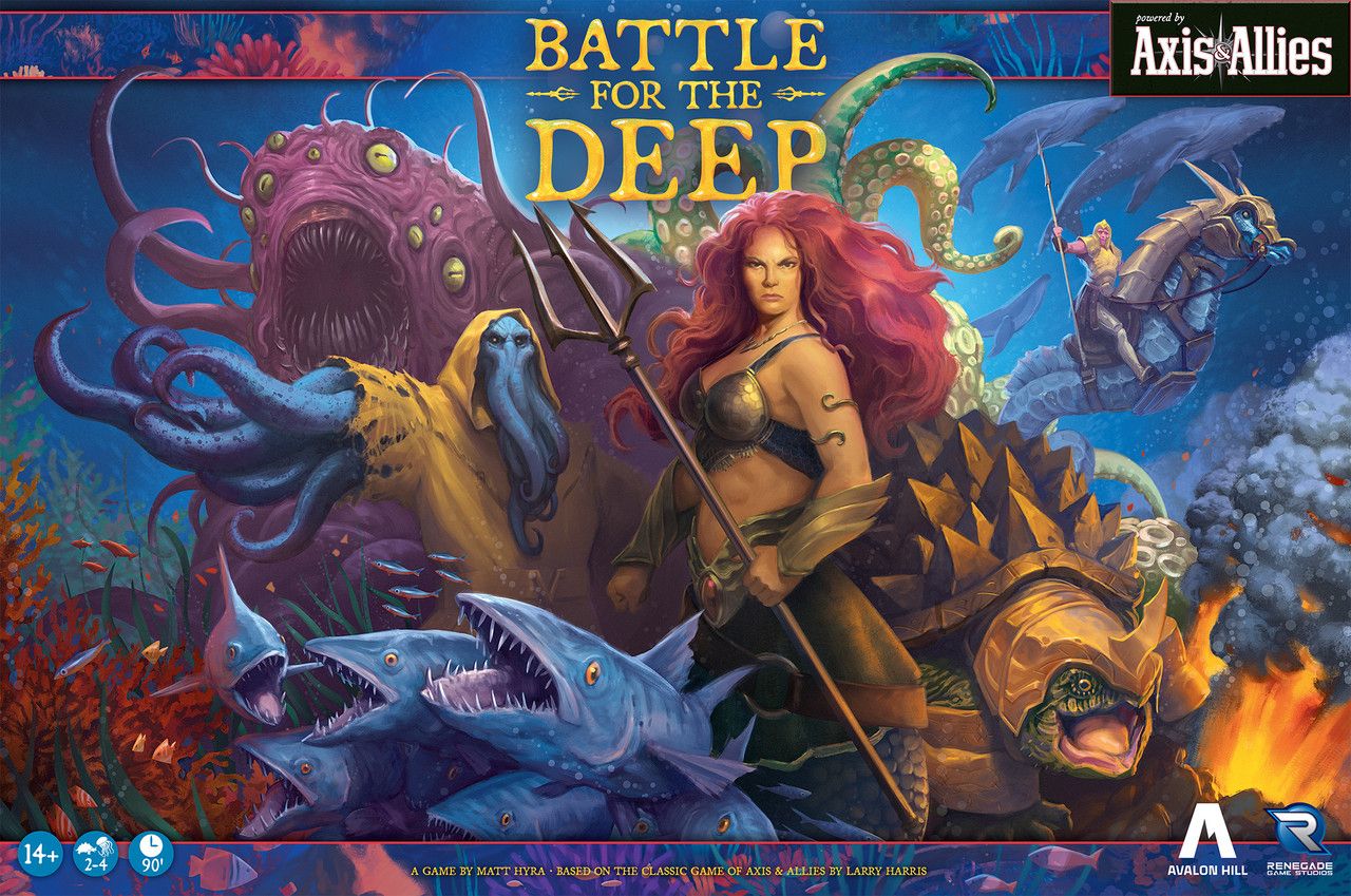 Box cover for Battle for the Deep: Powered by Axis & Allies (Damaged)