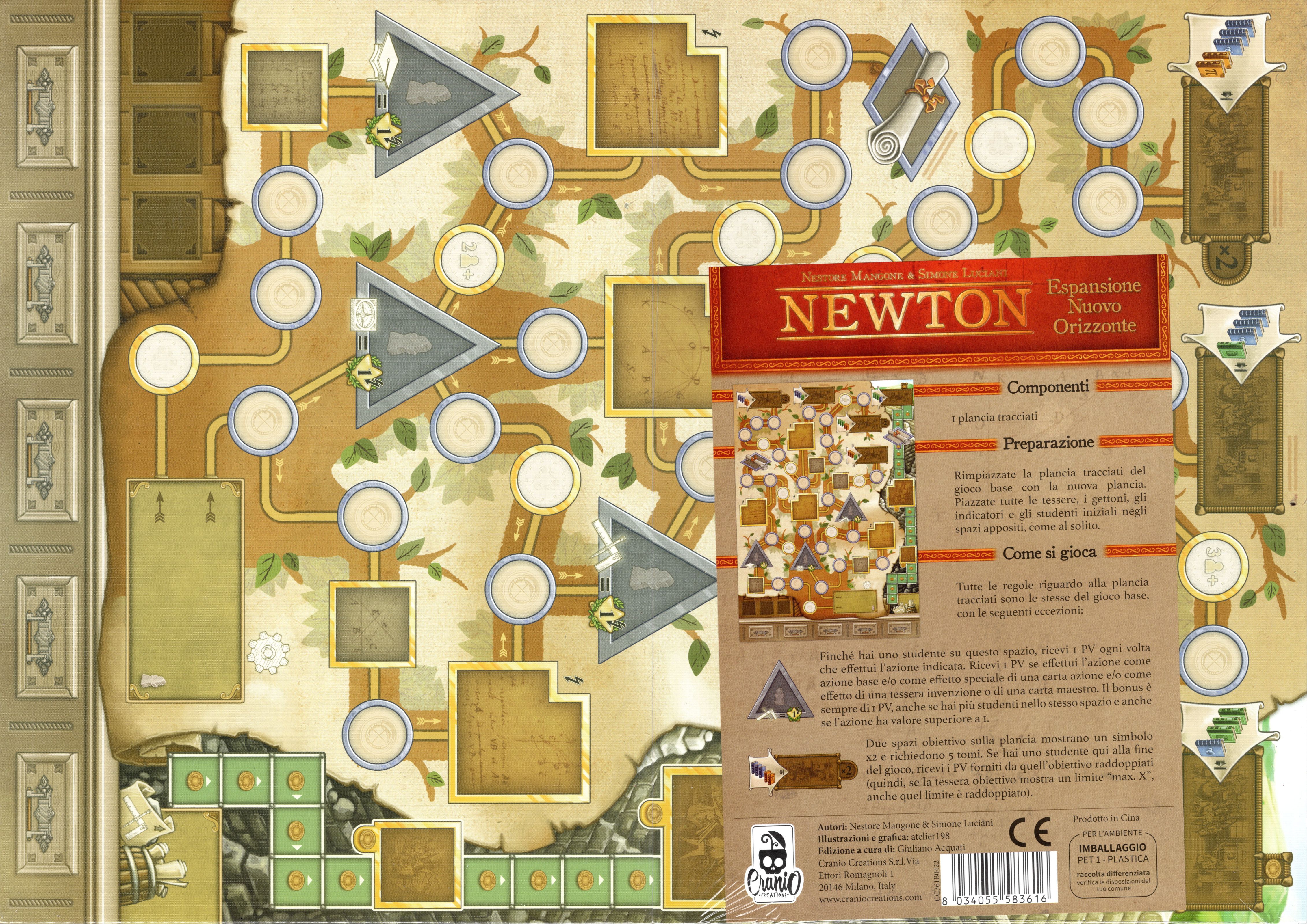 Box cover for Newton: New Horizon