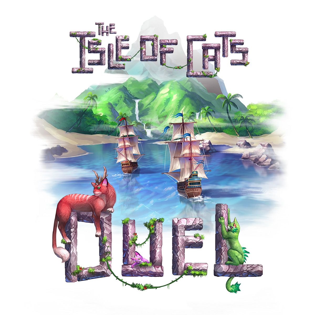 Box cover for The Isle of Cats Duel