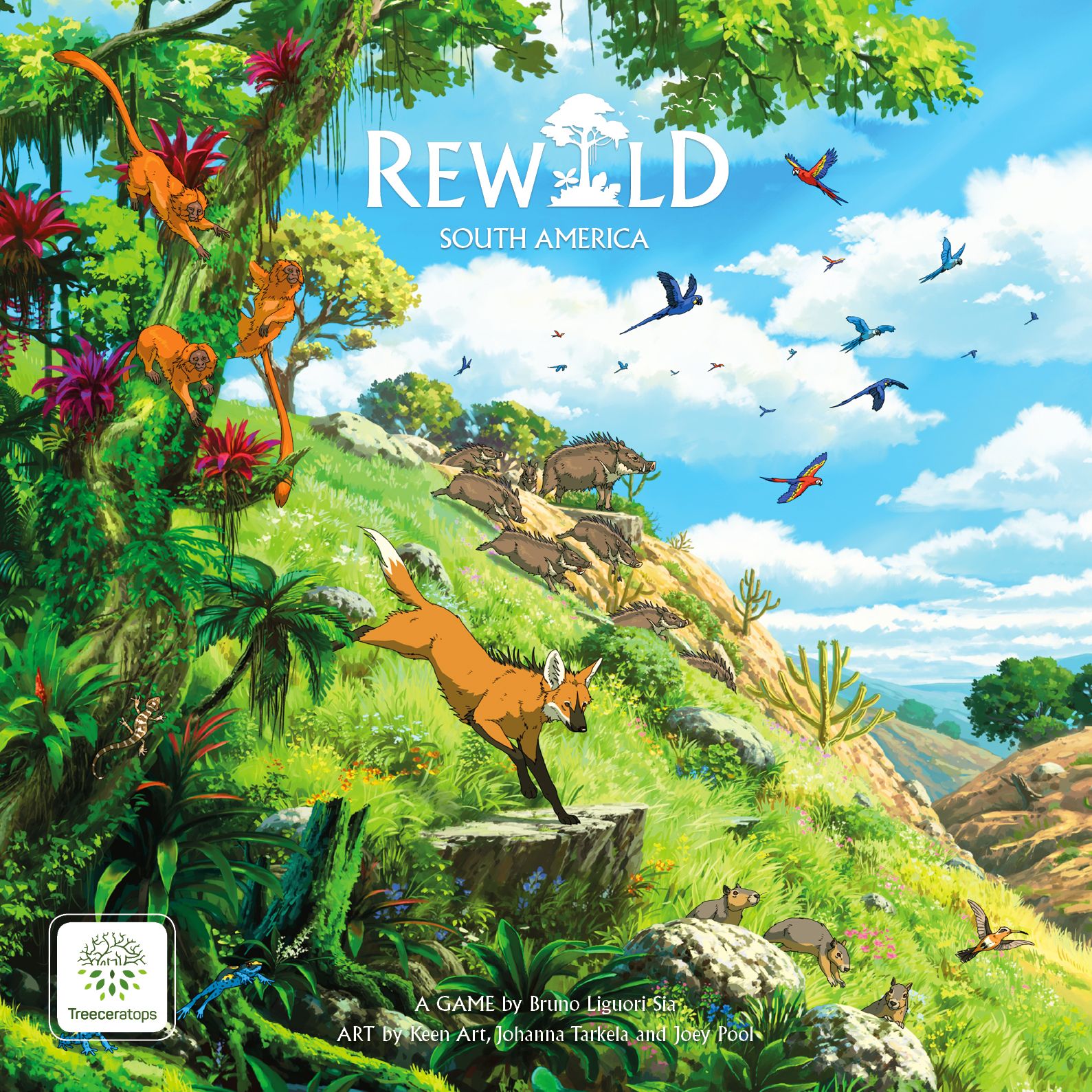 Box cover for Rewild: South America