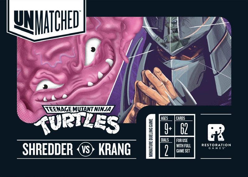 Box cover for Unmatched Adventures: Teenage Mutant Ninja Turtles – Shredder and Krang