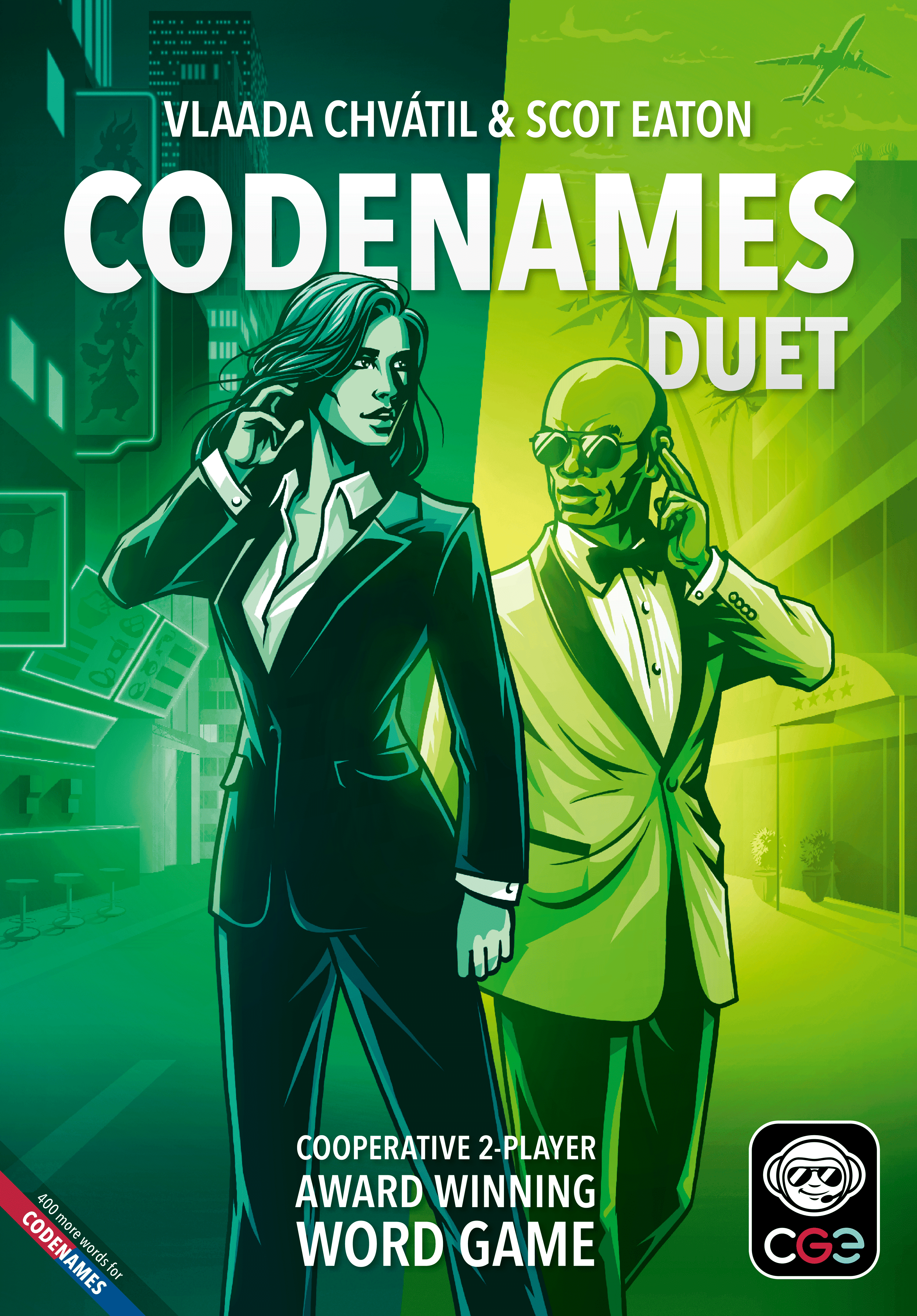 Box cover for Codenames: Duet