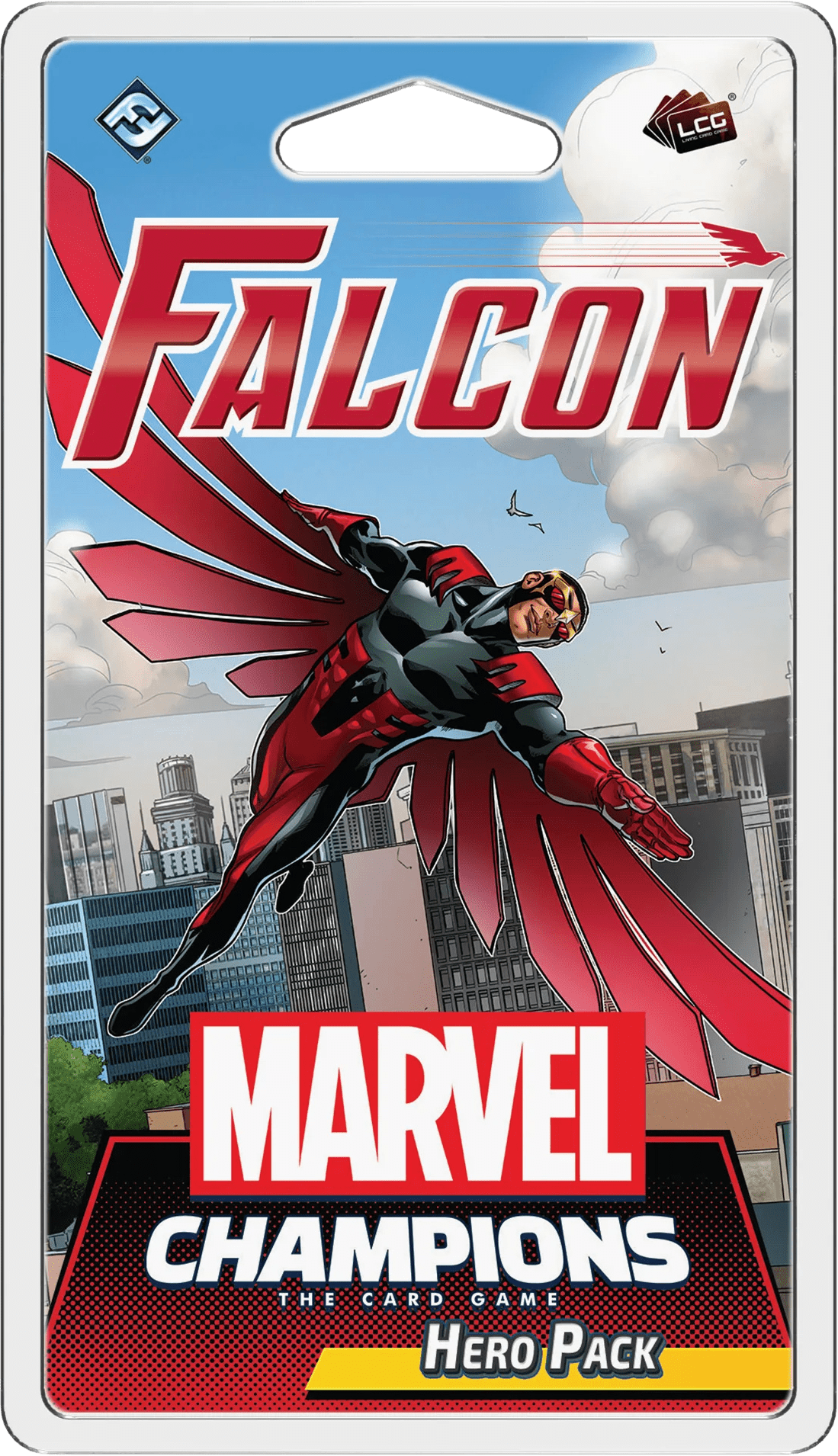 Box cover for Marvel Champions: The Card Game – Falcon Hero Pack