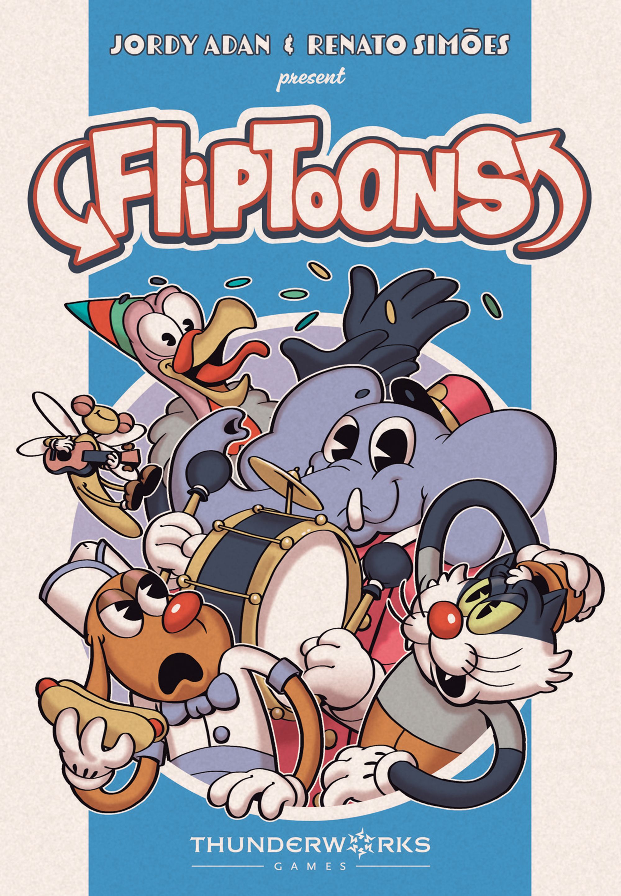 Box cover for FlipToons