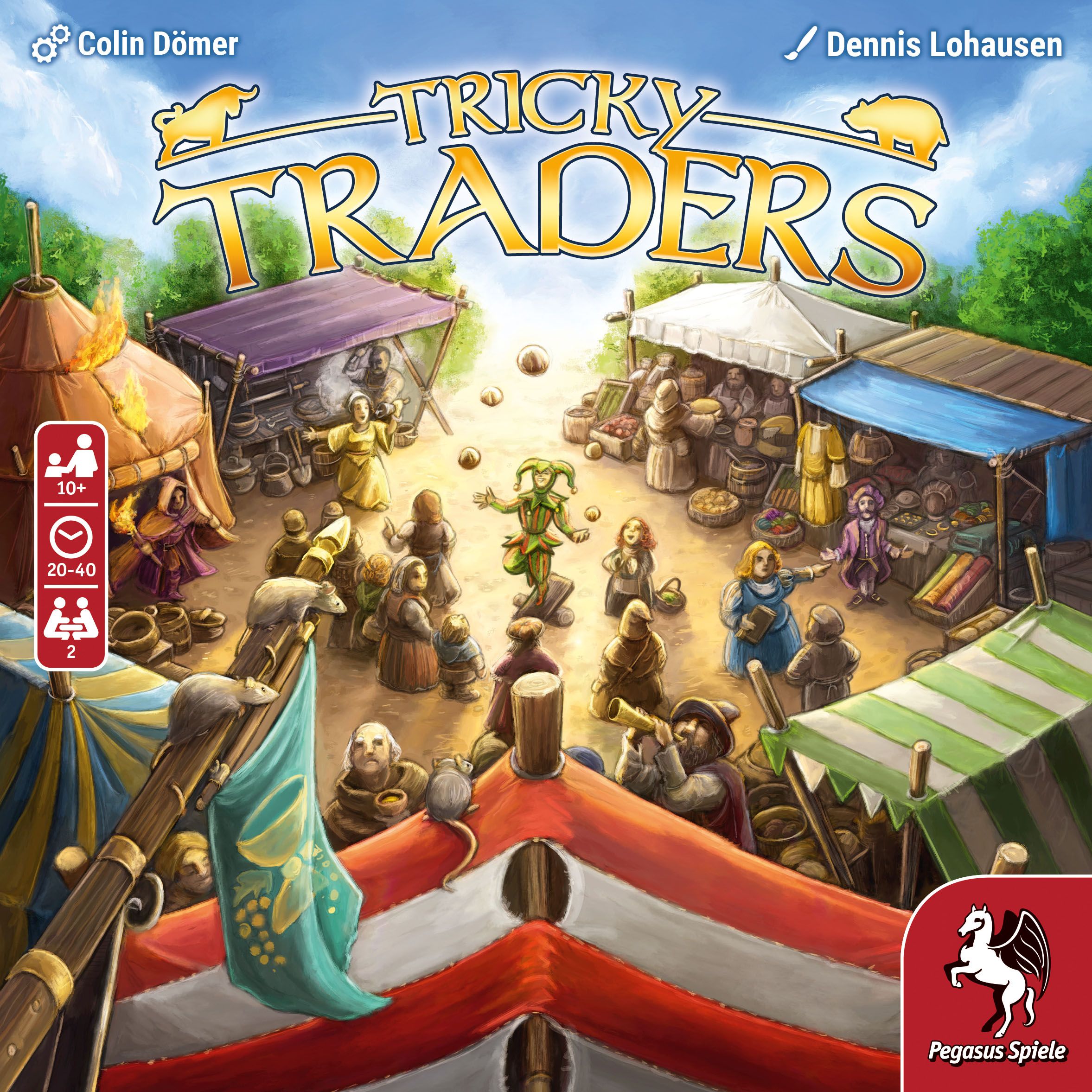 Box cover for Tricky Traders