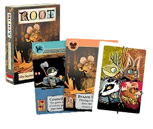 Box cover for Root: The Squires and Disciples Deck