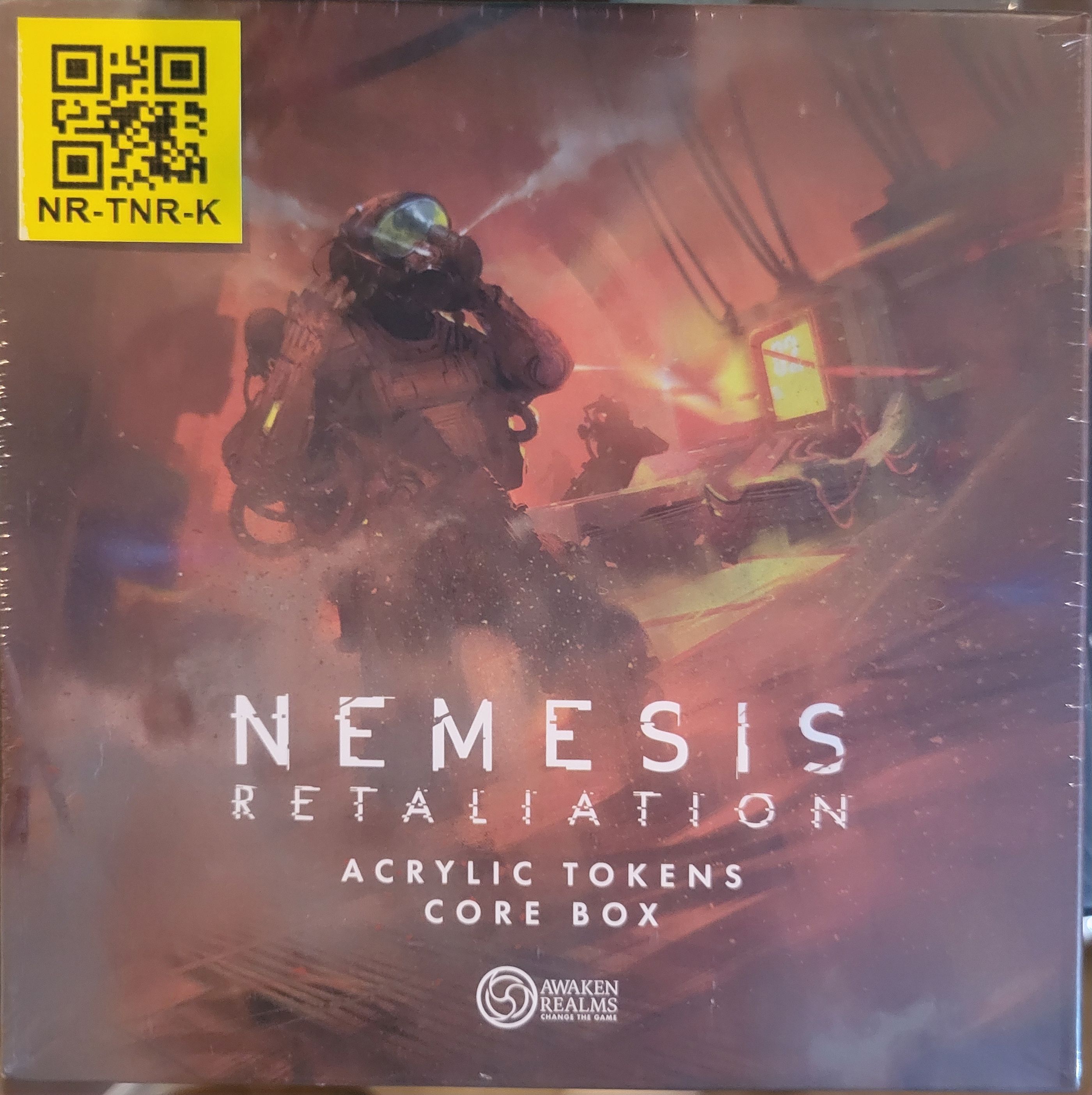 Box cover for Nemesis: Retaliation – Acrylic Tokens: Core Box